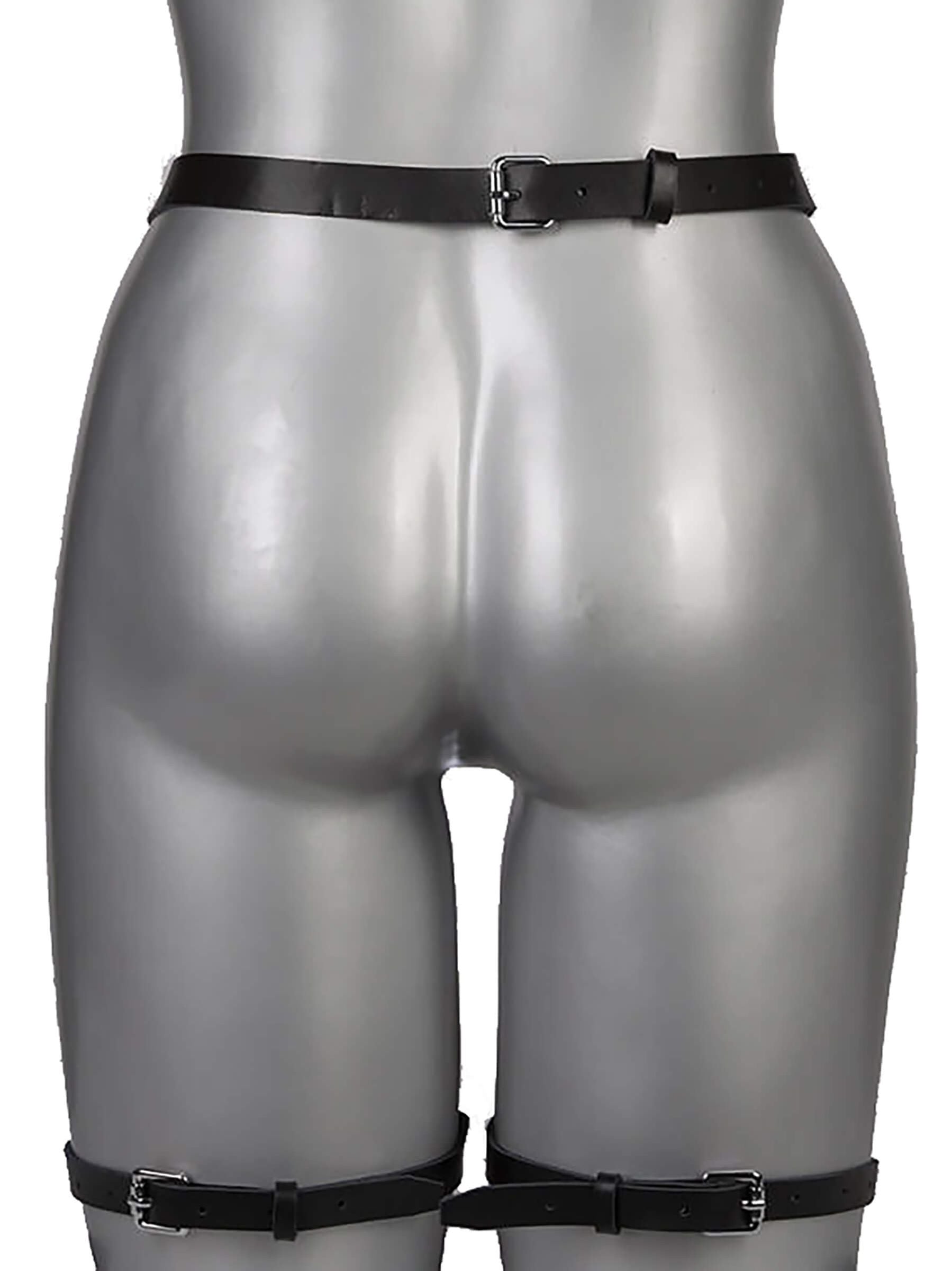 INSOLENCE - Echt Leder Harness Strapshalter