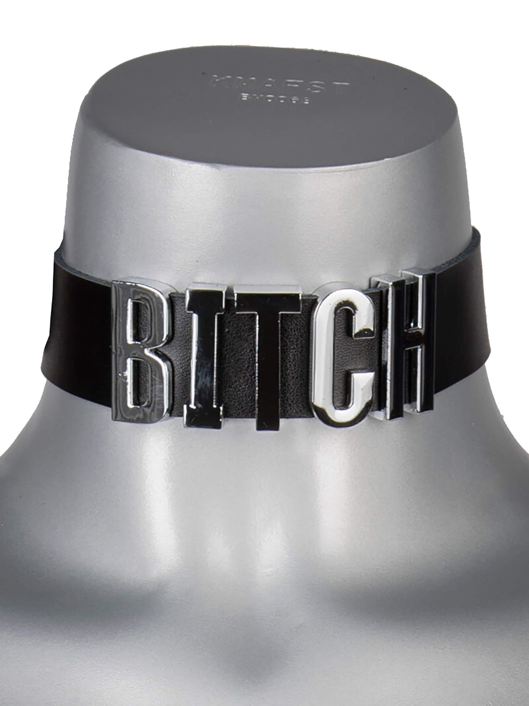 Genuine Leather Collar BITCH