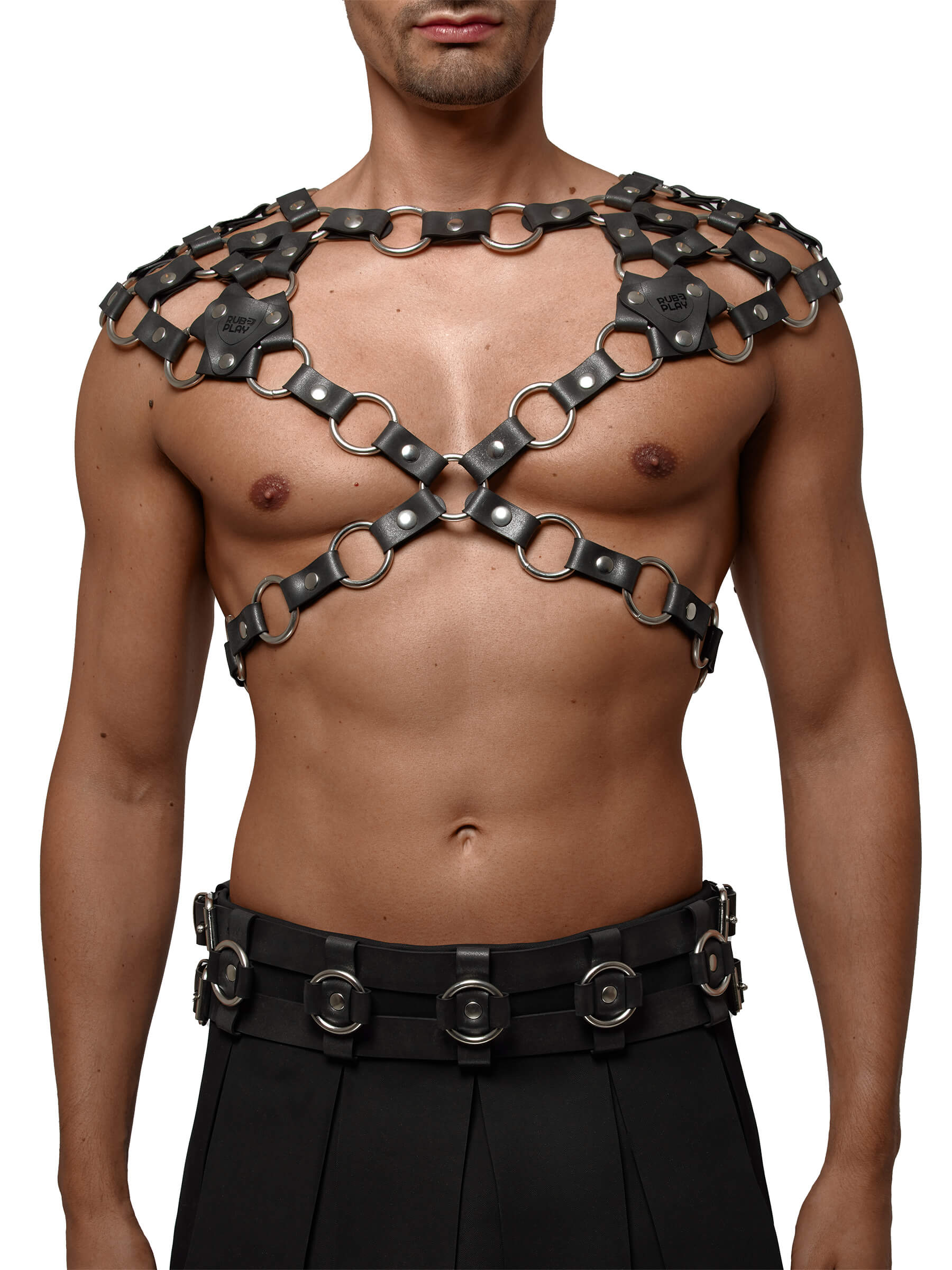 Latex - Rubber Harness - Twin Shoulder Harness