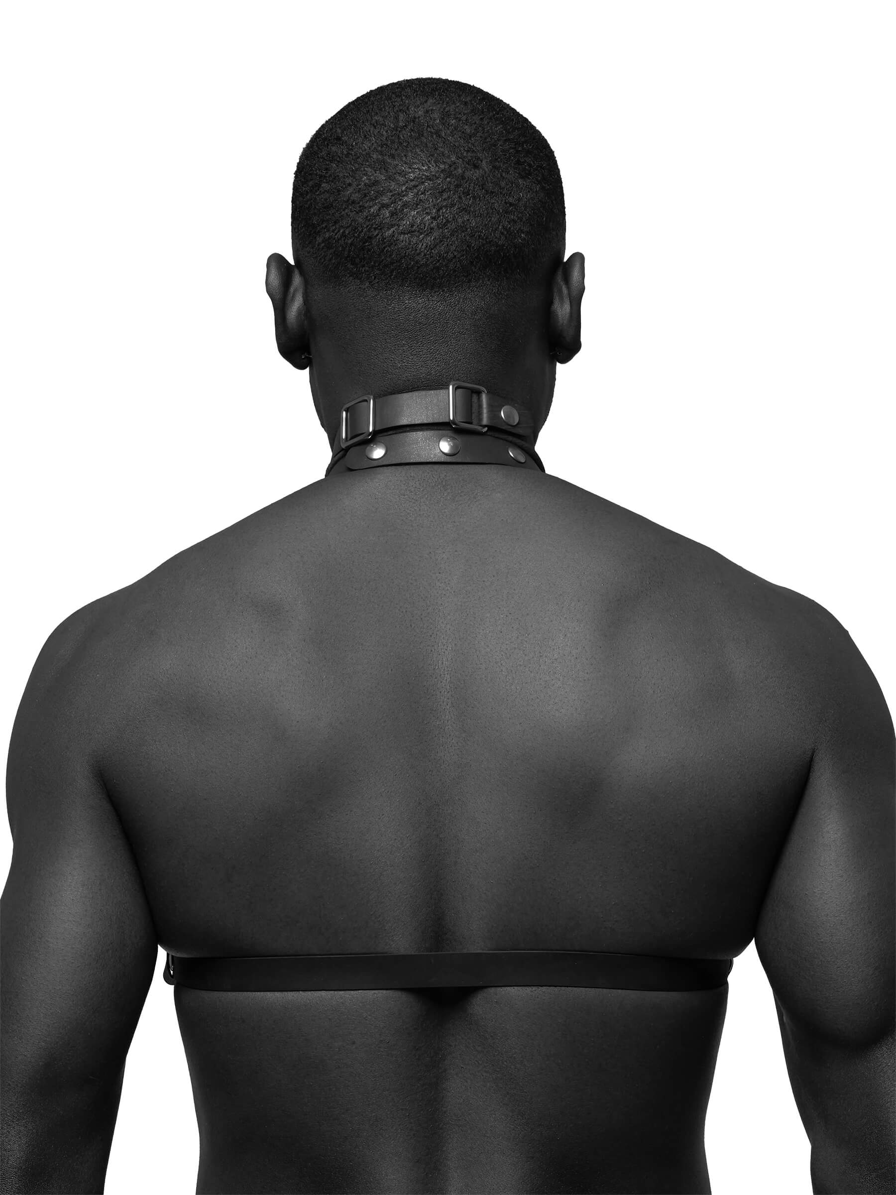 Rubber Harness - Skeleton Chest Harness