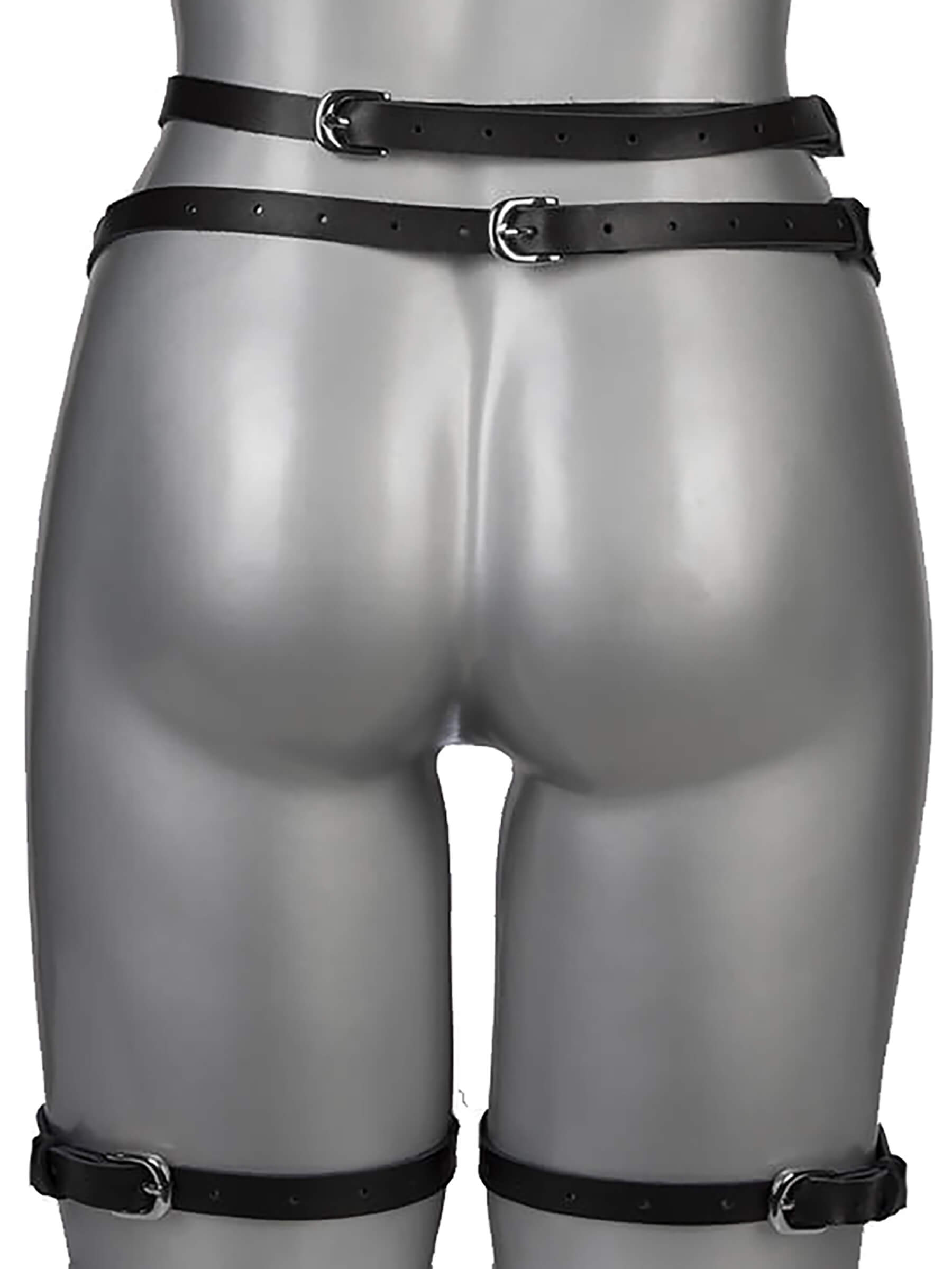 Powerless - Echt Leder Harness Strapshalter