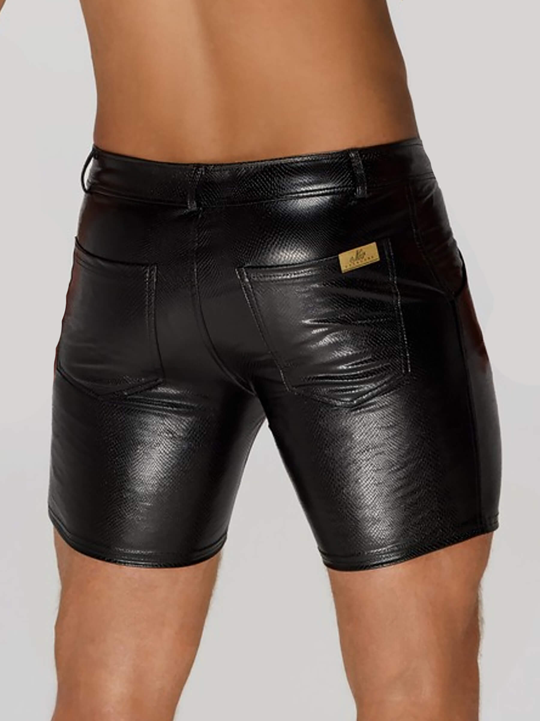 Men's Wetlook Boxer Snake Print