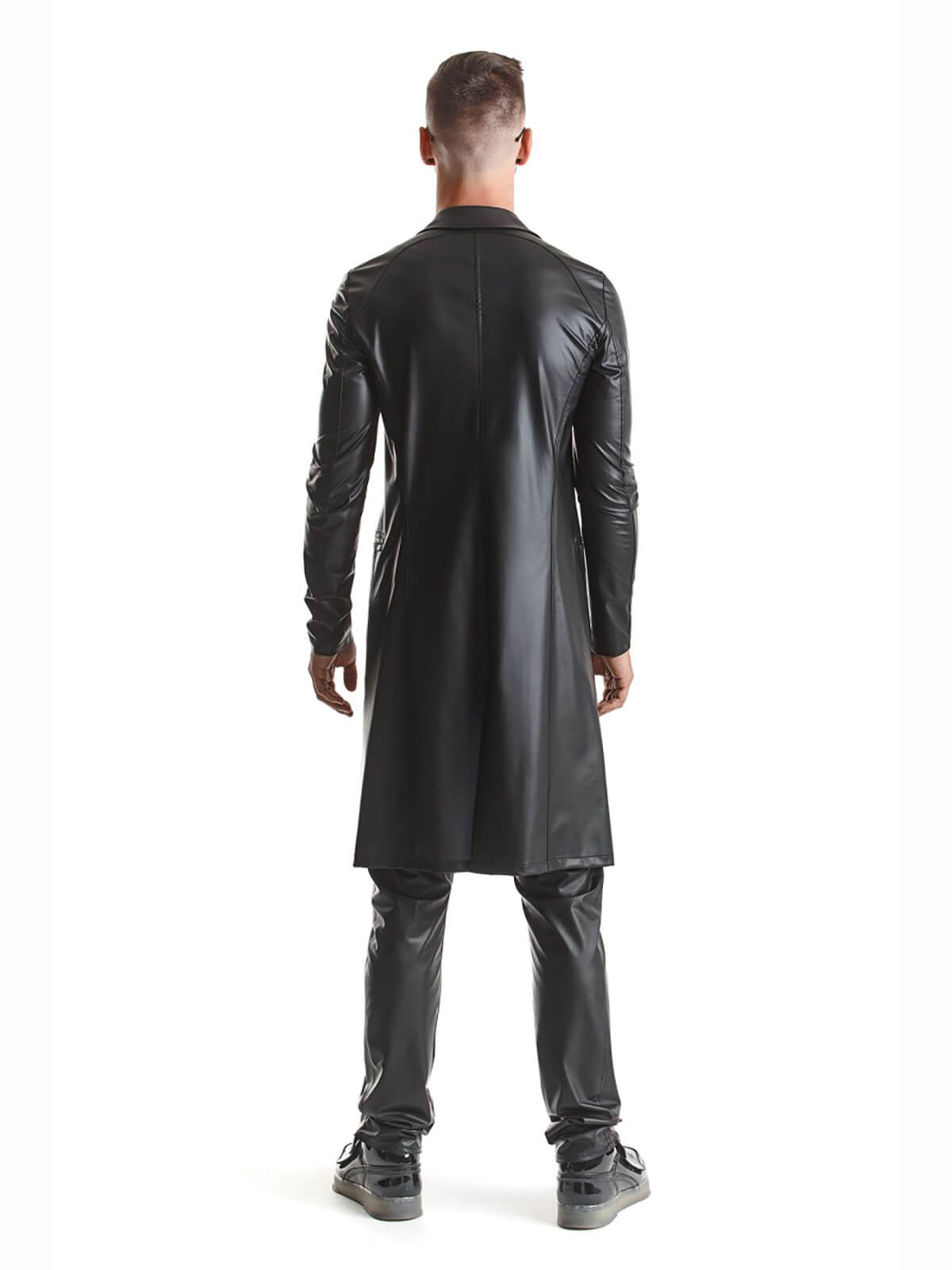 Men's Wetlook Coat
