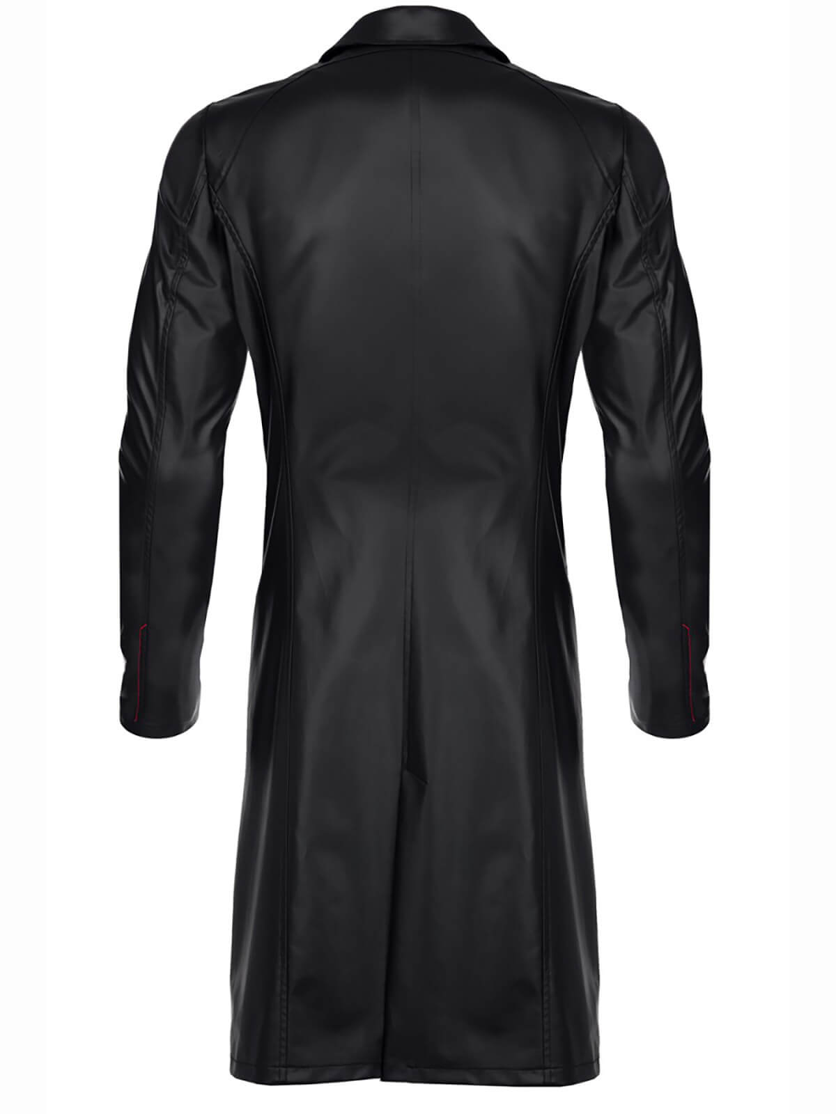 Men's Wetlook Coat