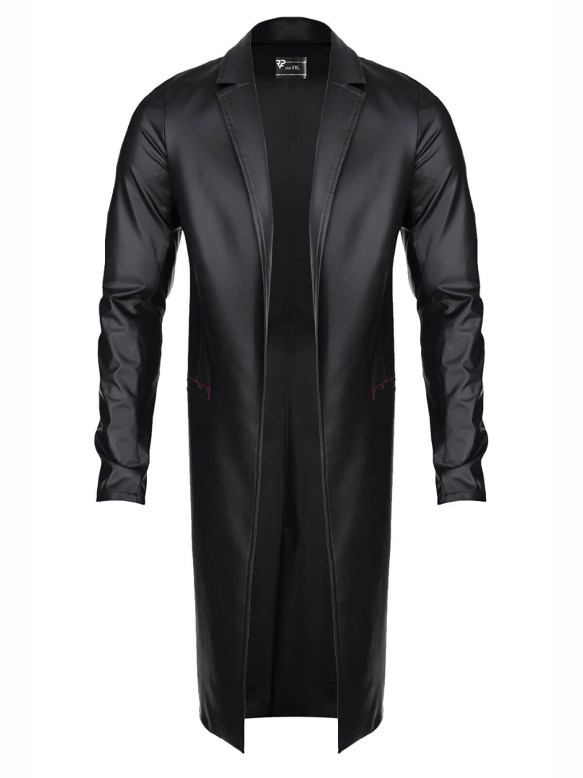 Men's Wetlook Coat