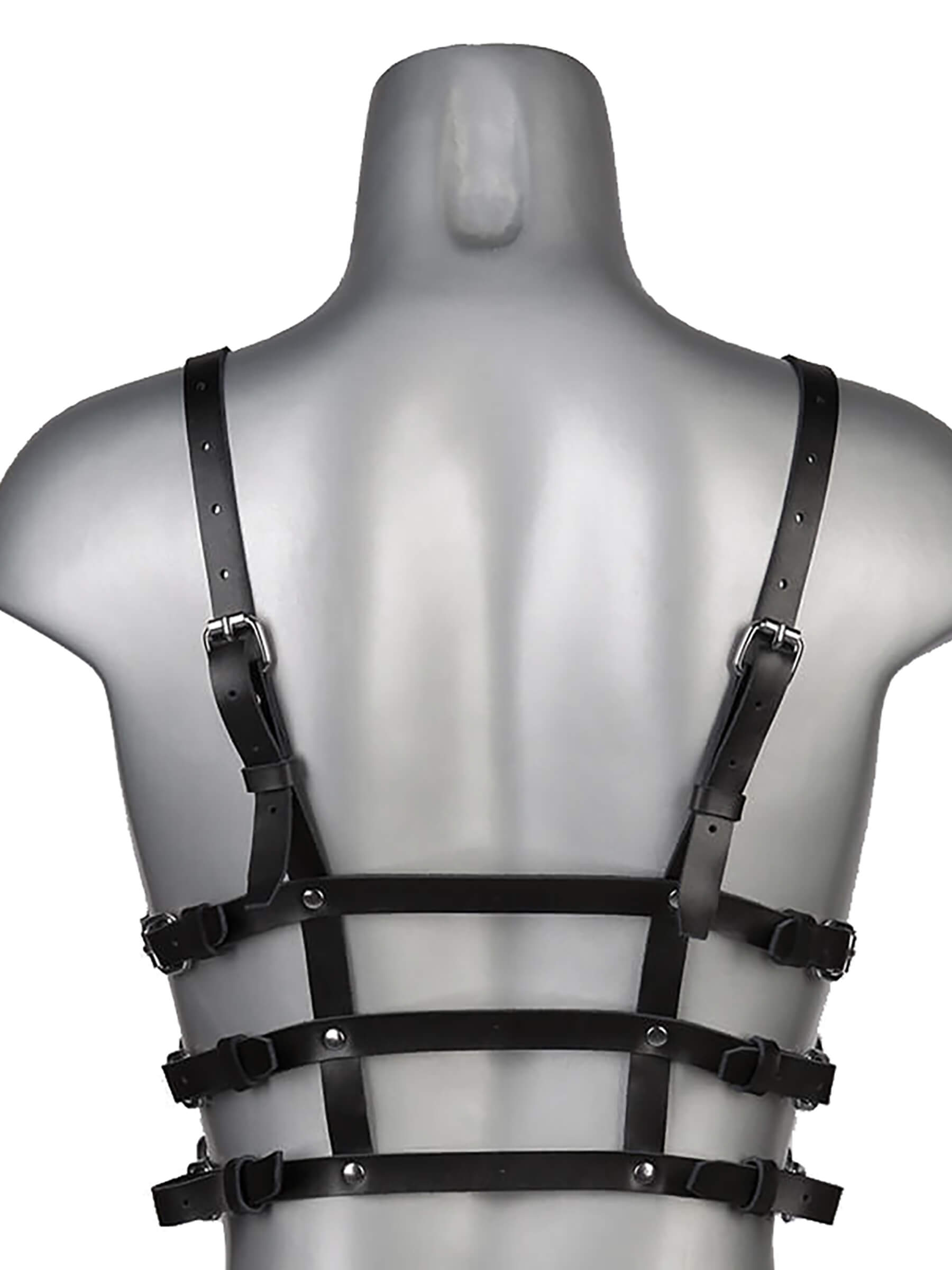 SUBJECTION - Real leather harness