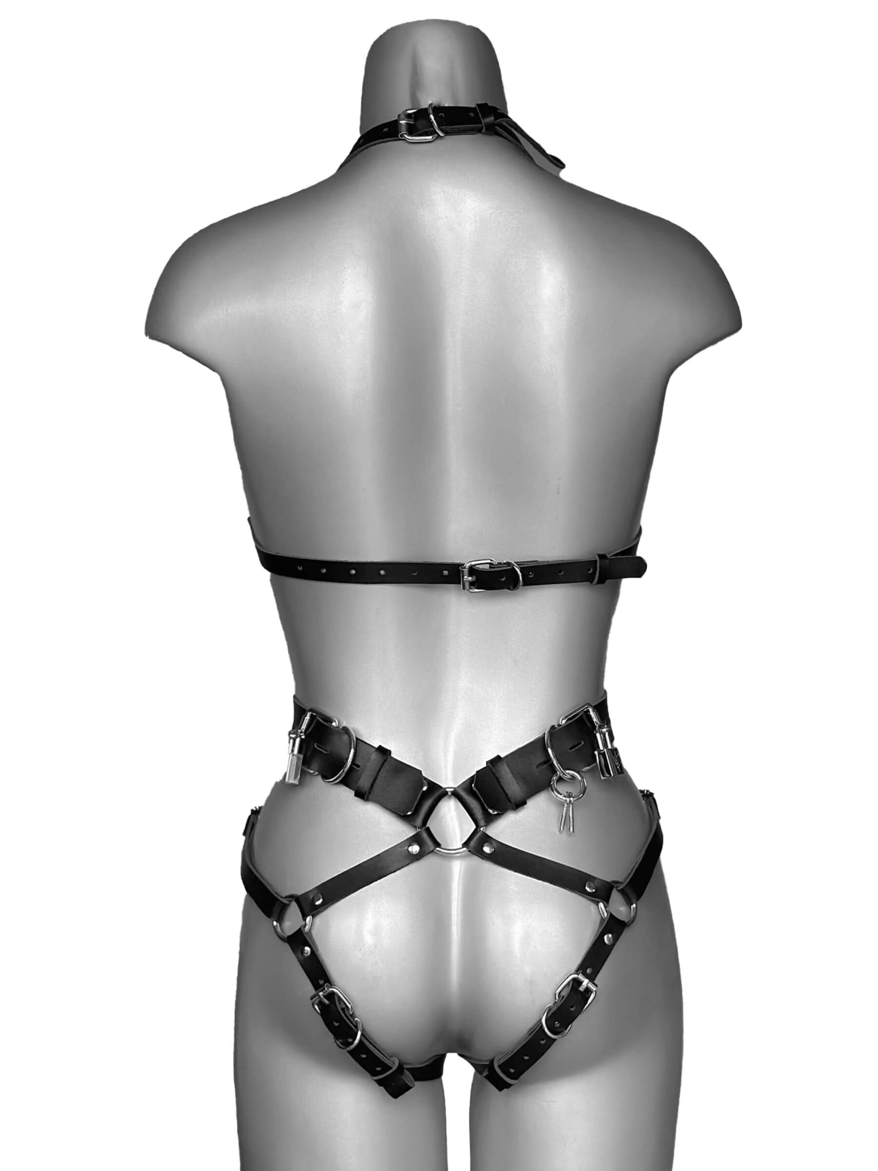 Echt Leder Harness Body - Chastity