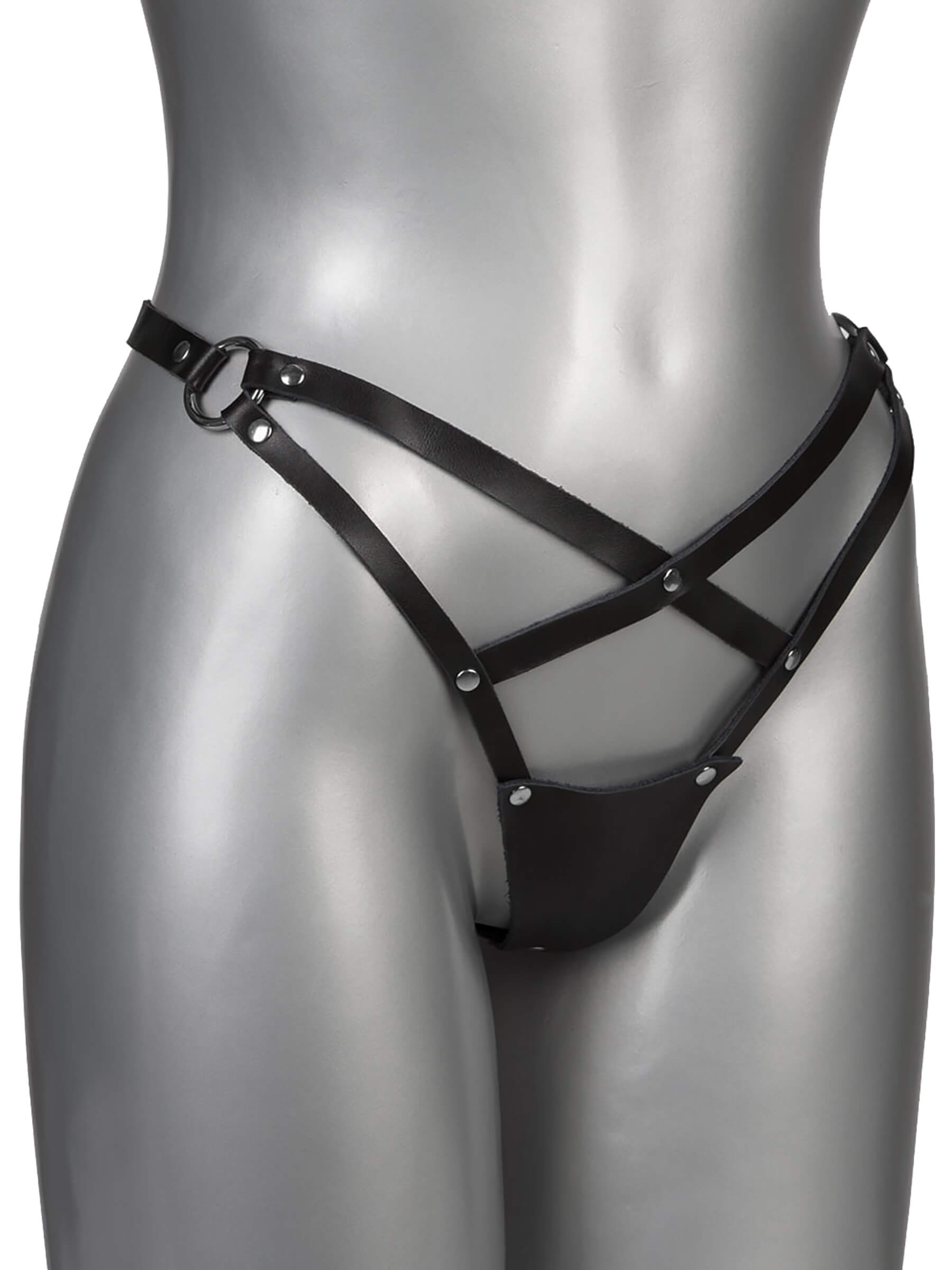 SUPREME - Real Leather Harness Briefs