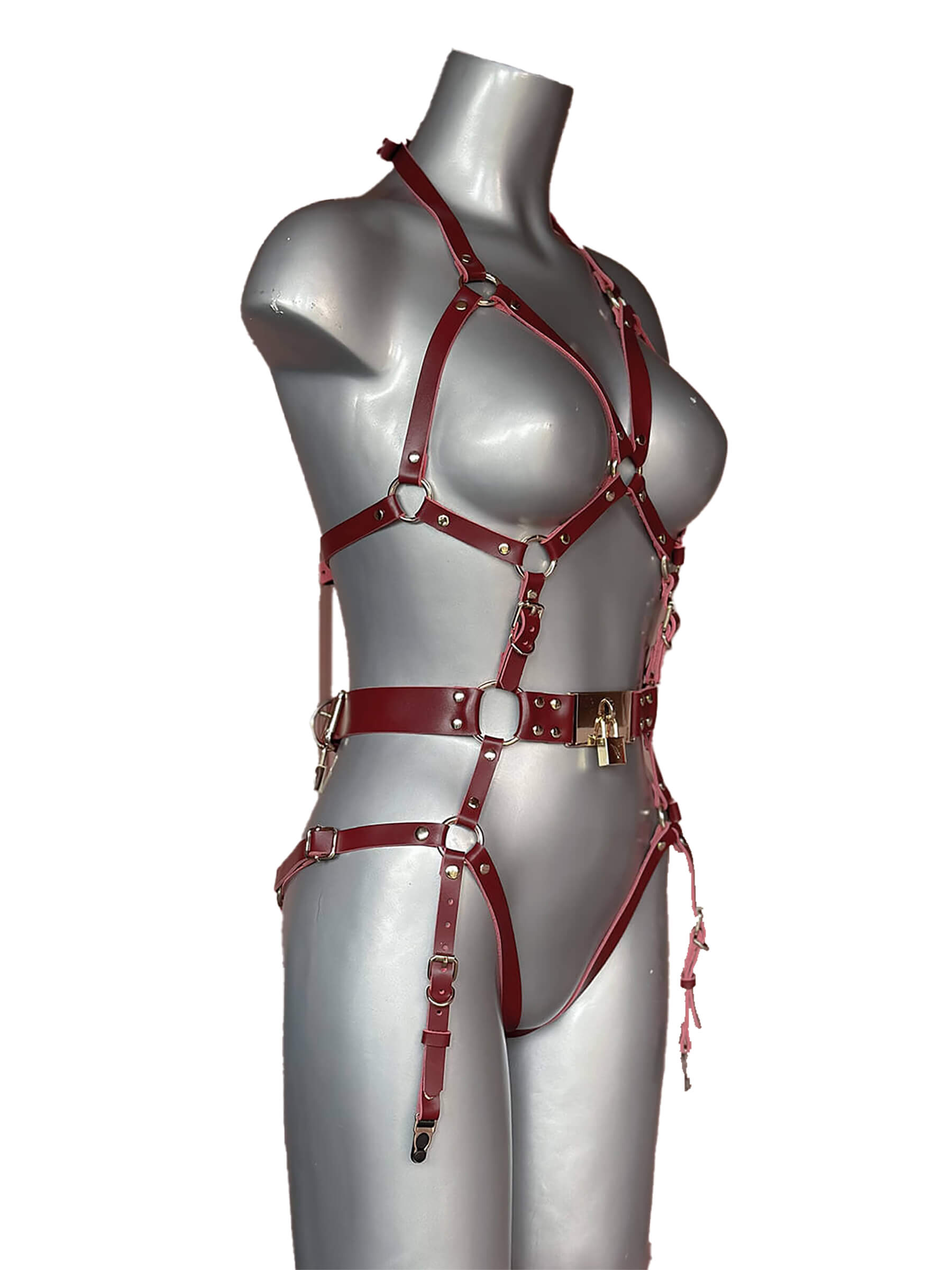 Echt Leder Harness Body - Chastity