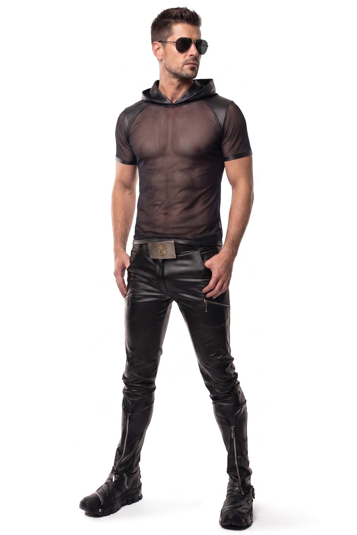 Herren Wetlook Hemd
