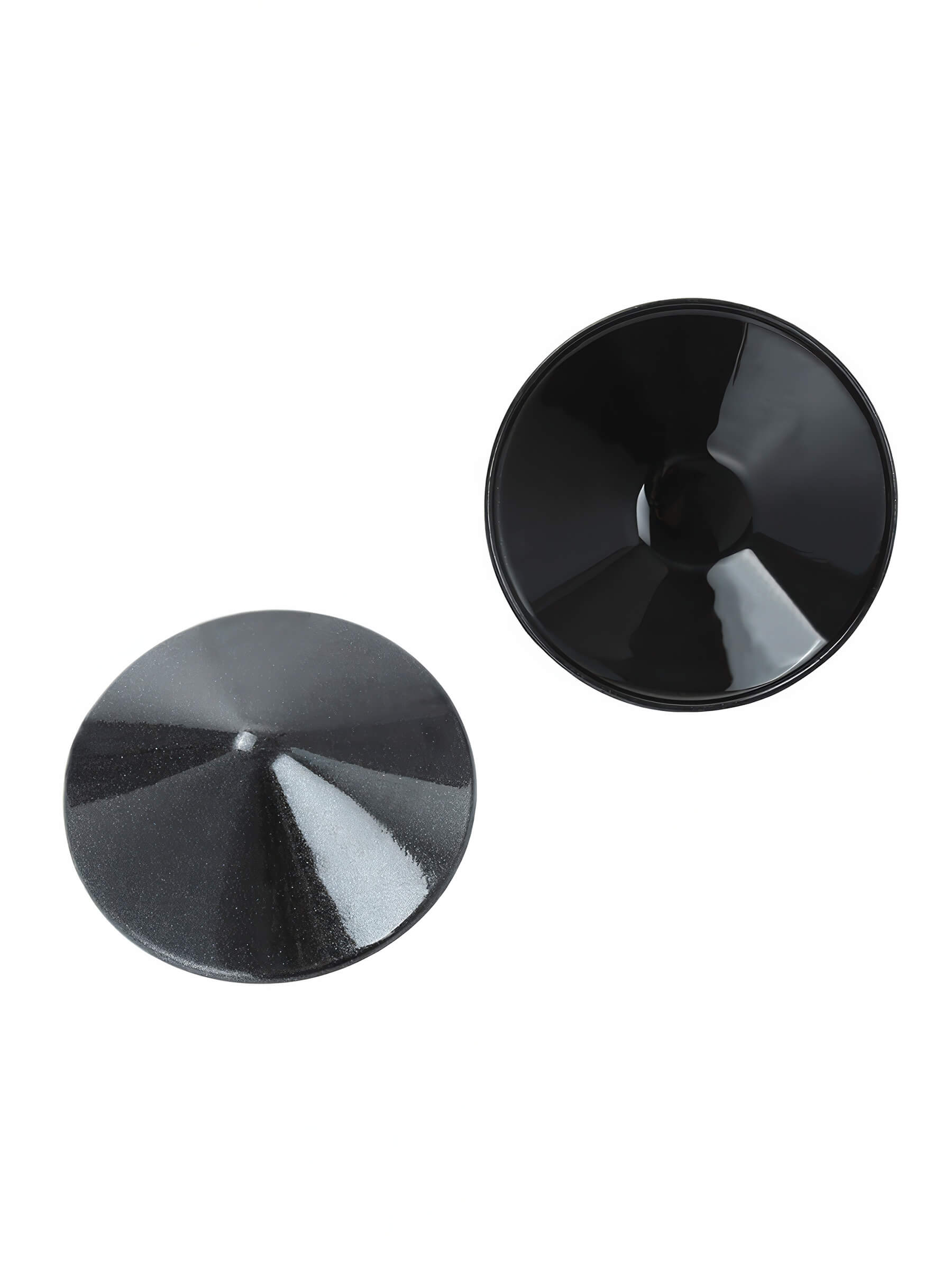 Metal CONE Nipple Pasties – Schwarz