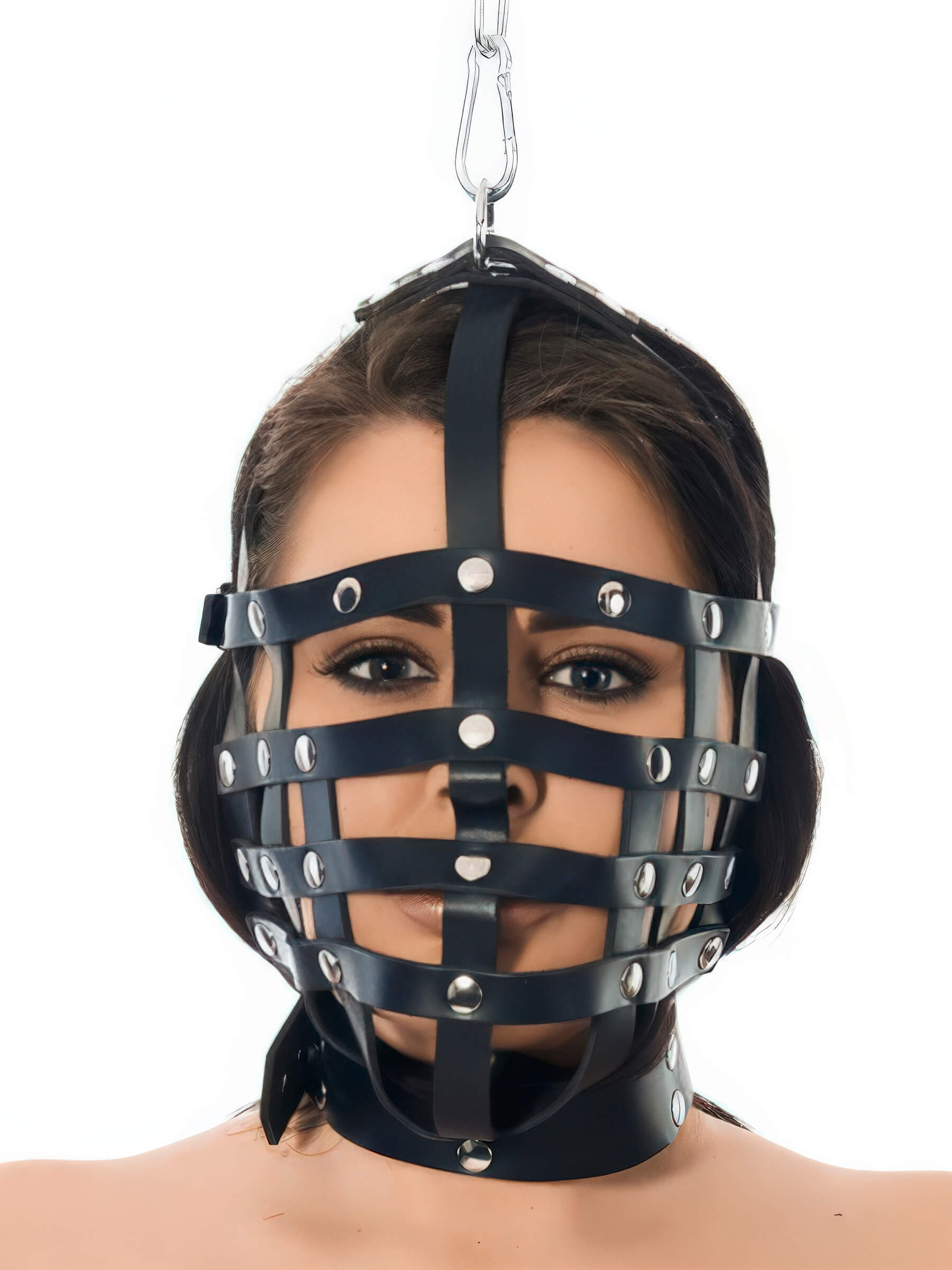 Maulkorb Ledermaske