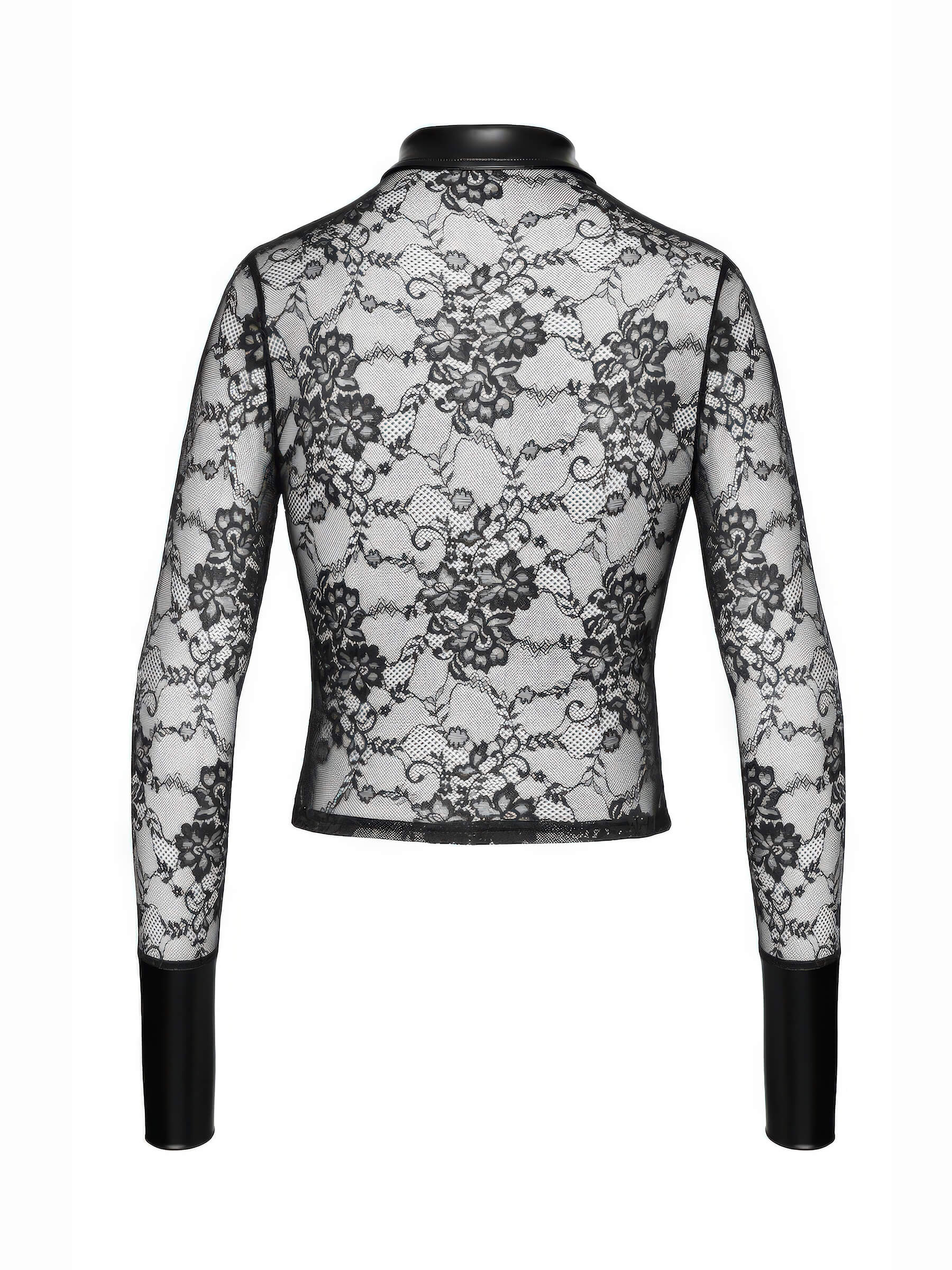 Transparente Spitzenbluse