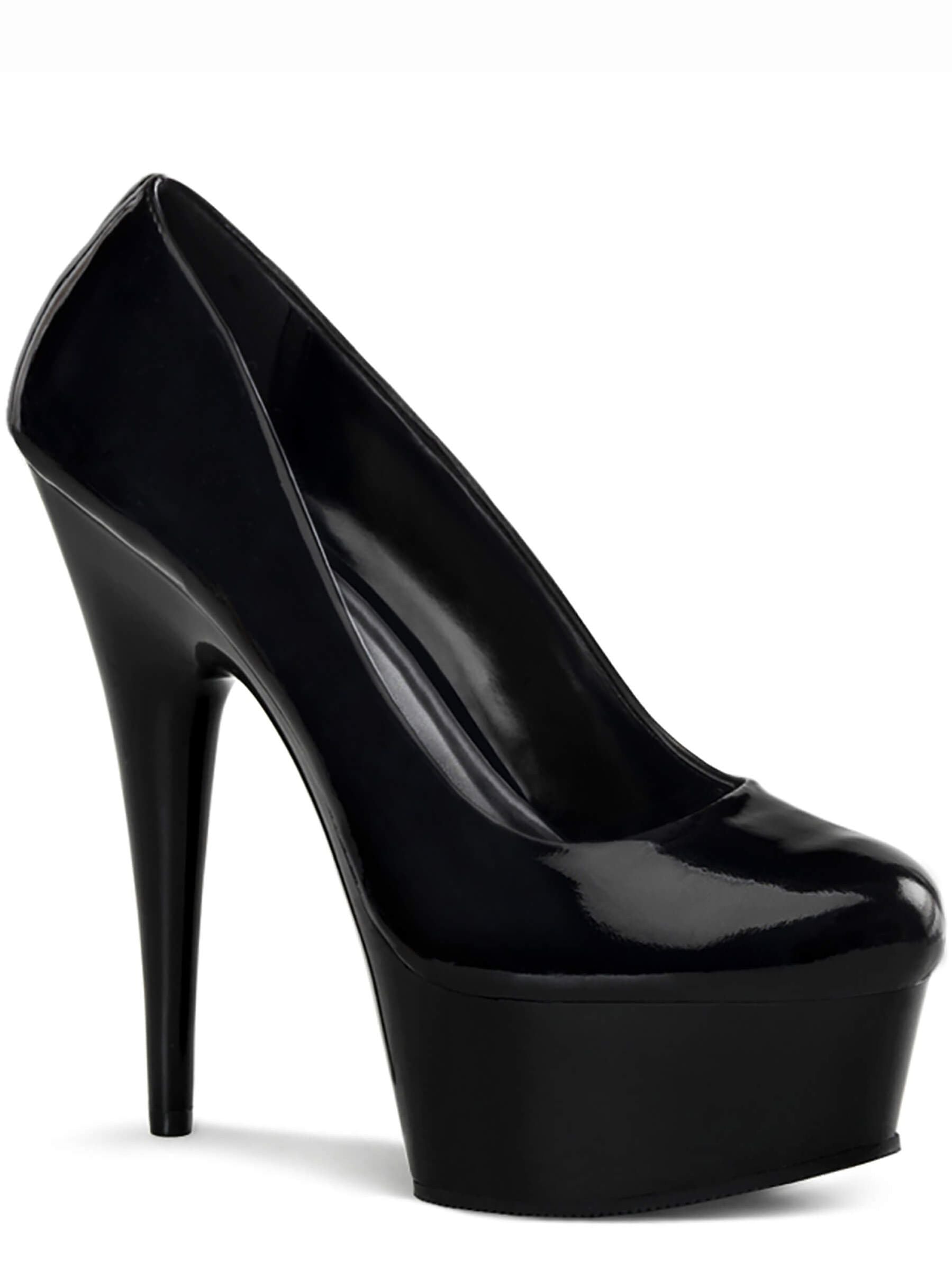 Plateau Pump Lackschwarz