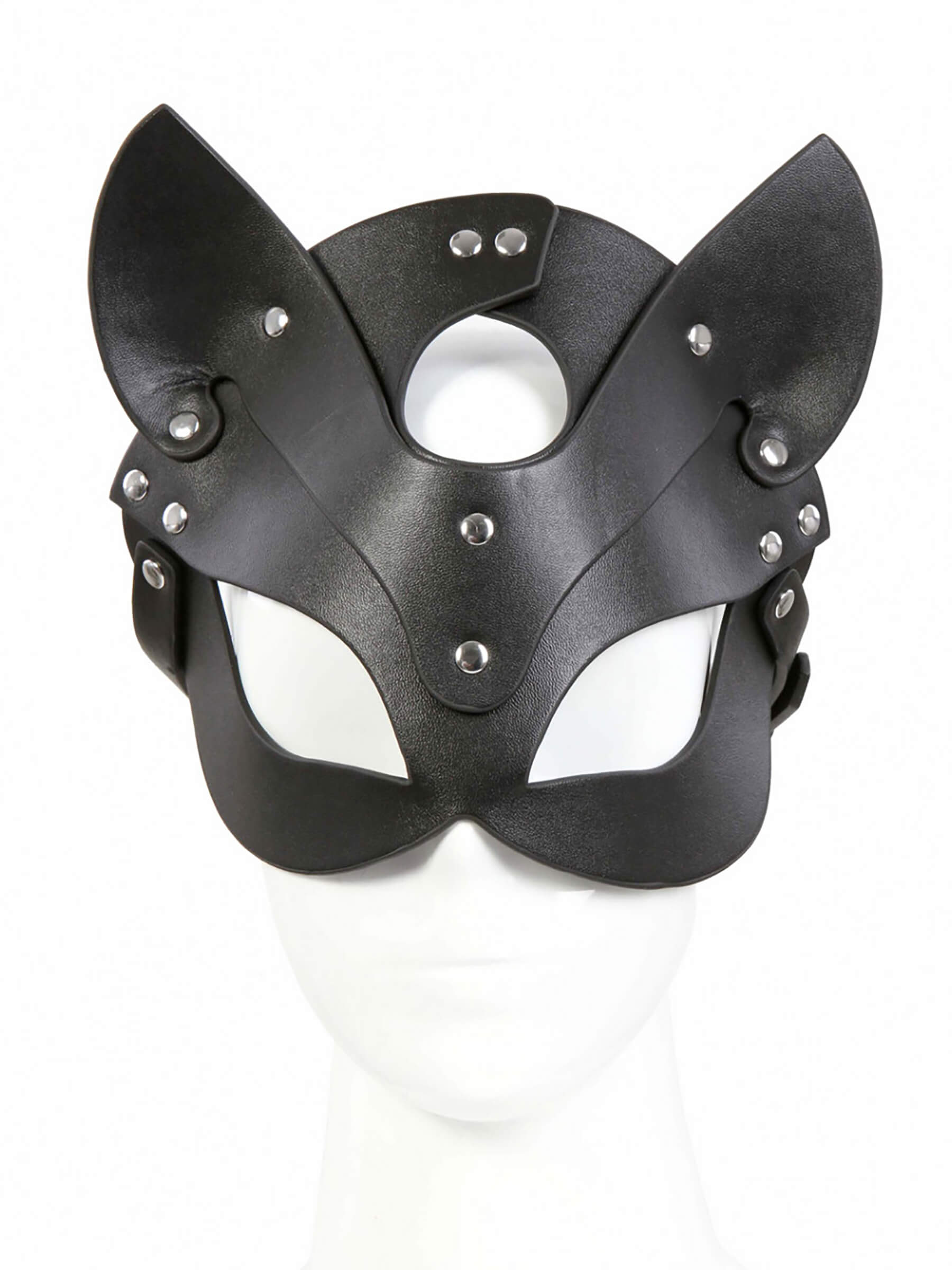 Kunstleder Katzenmaske