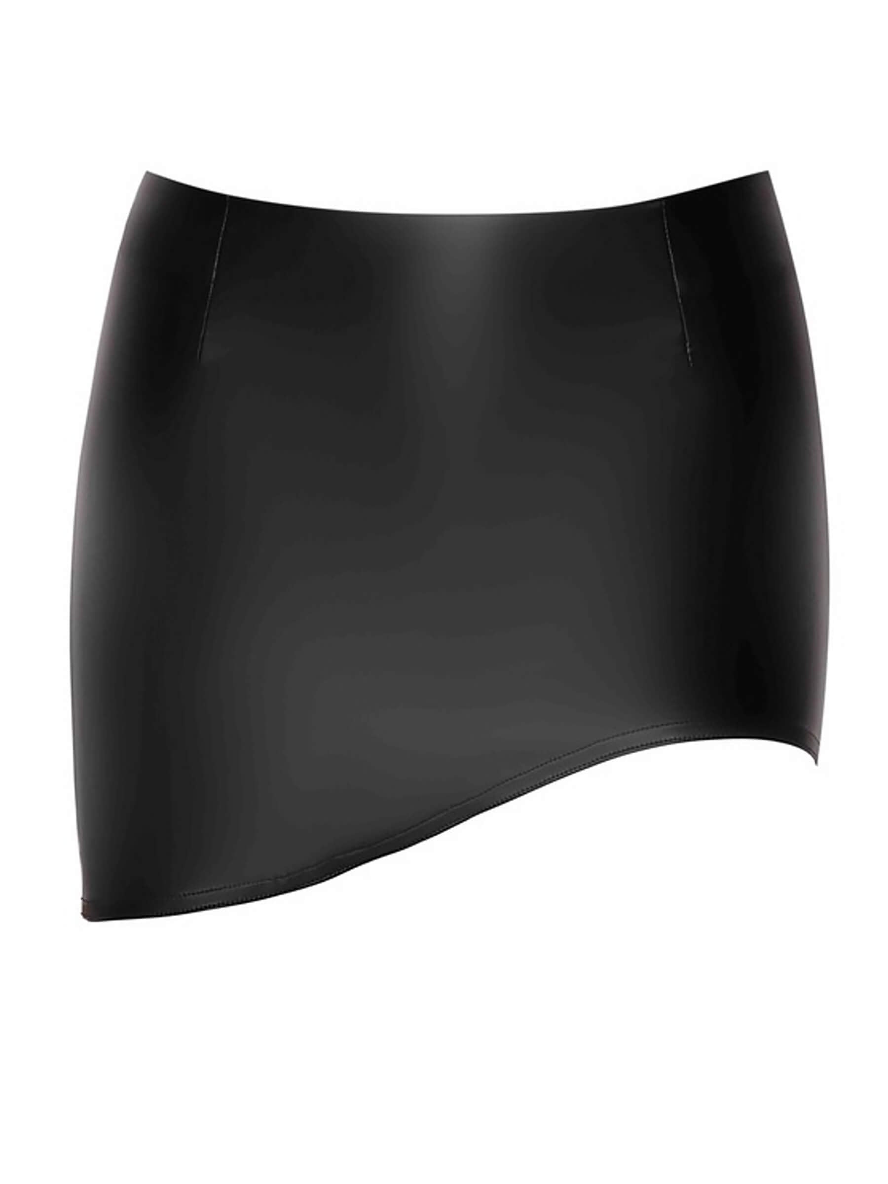 Wetlook mini skirt