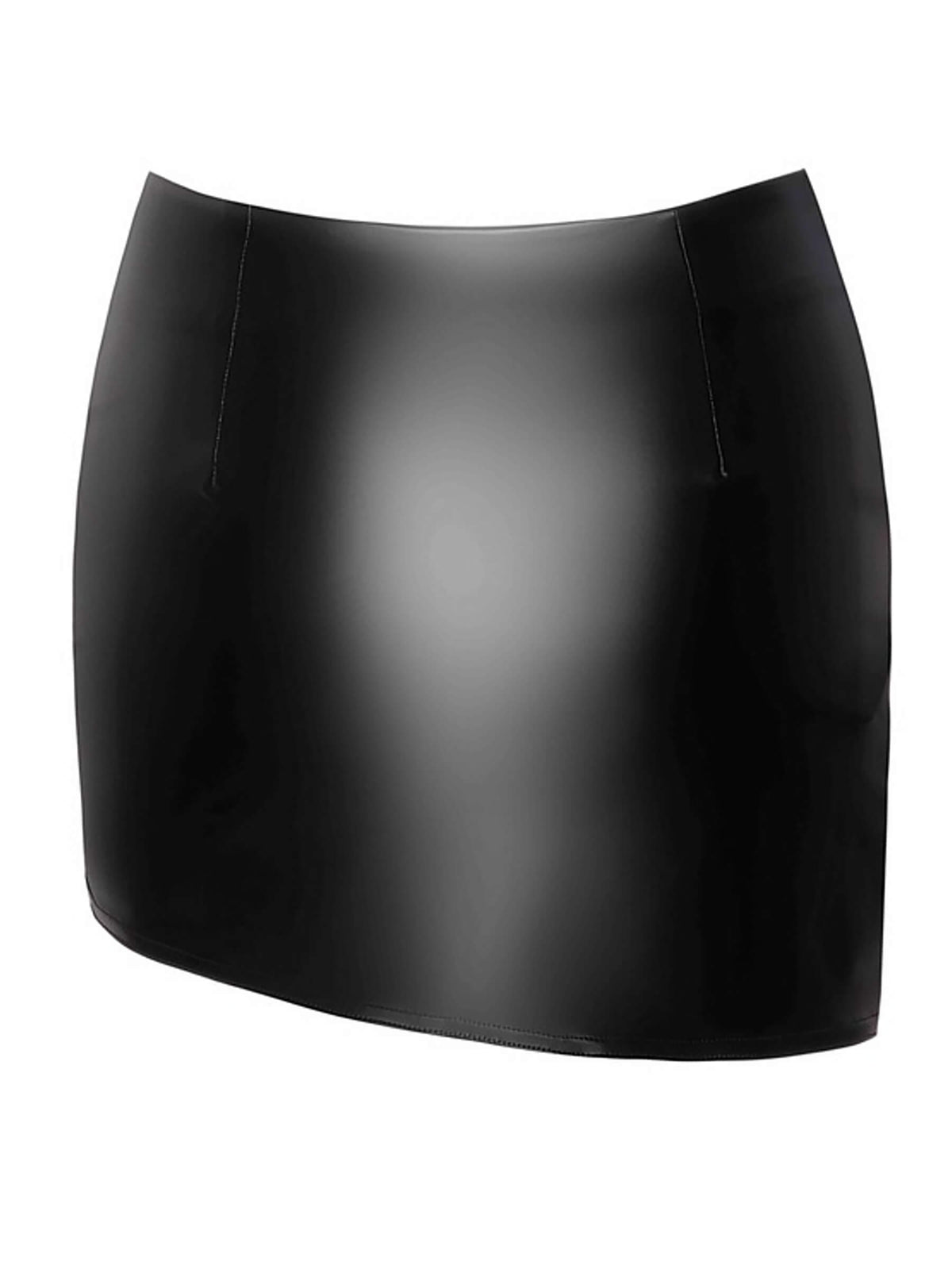 Wetlook mini skirt