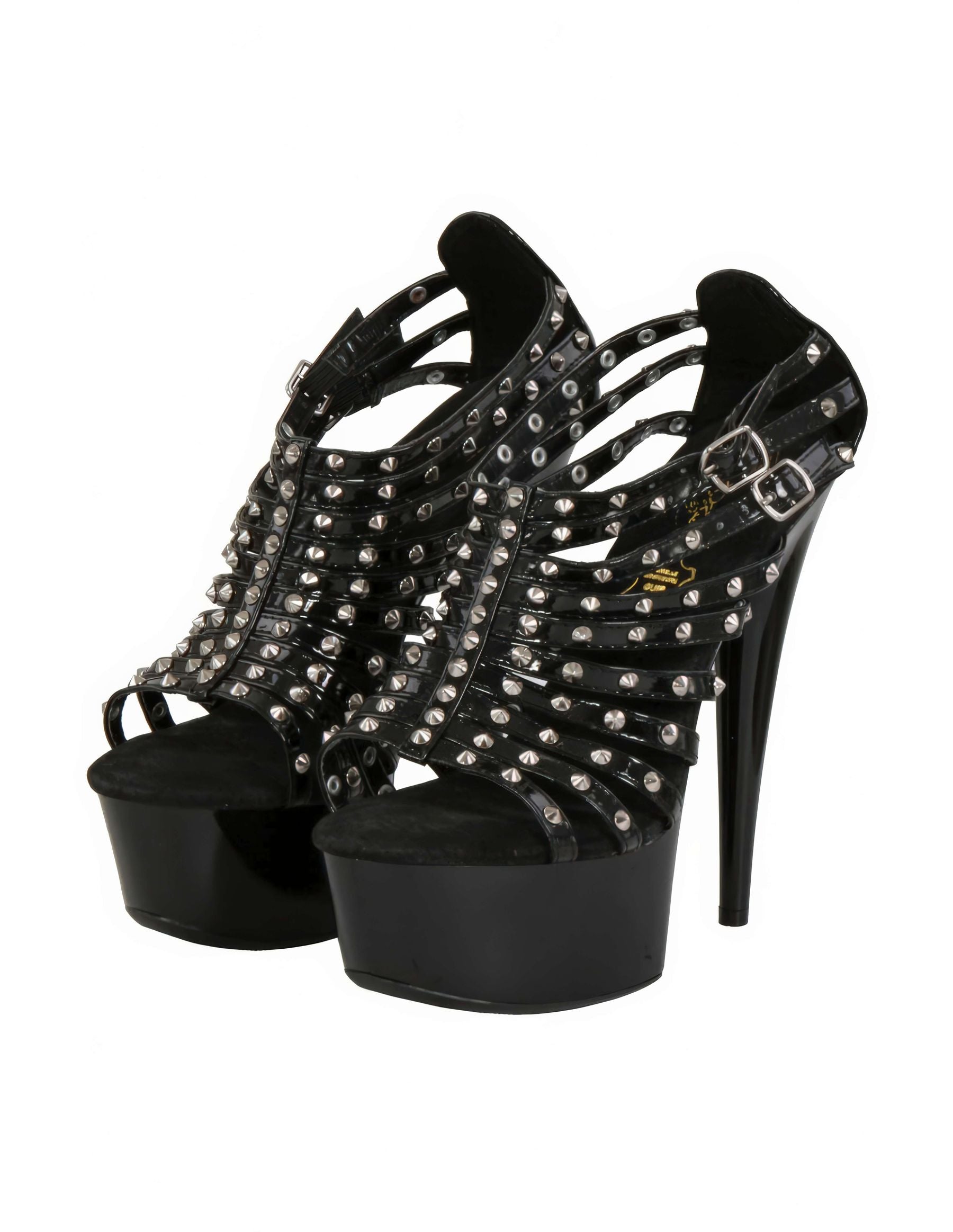 Plateau Sandale Schwarz