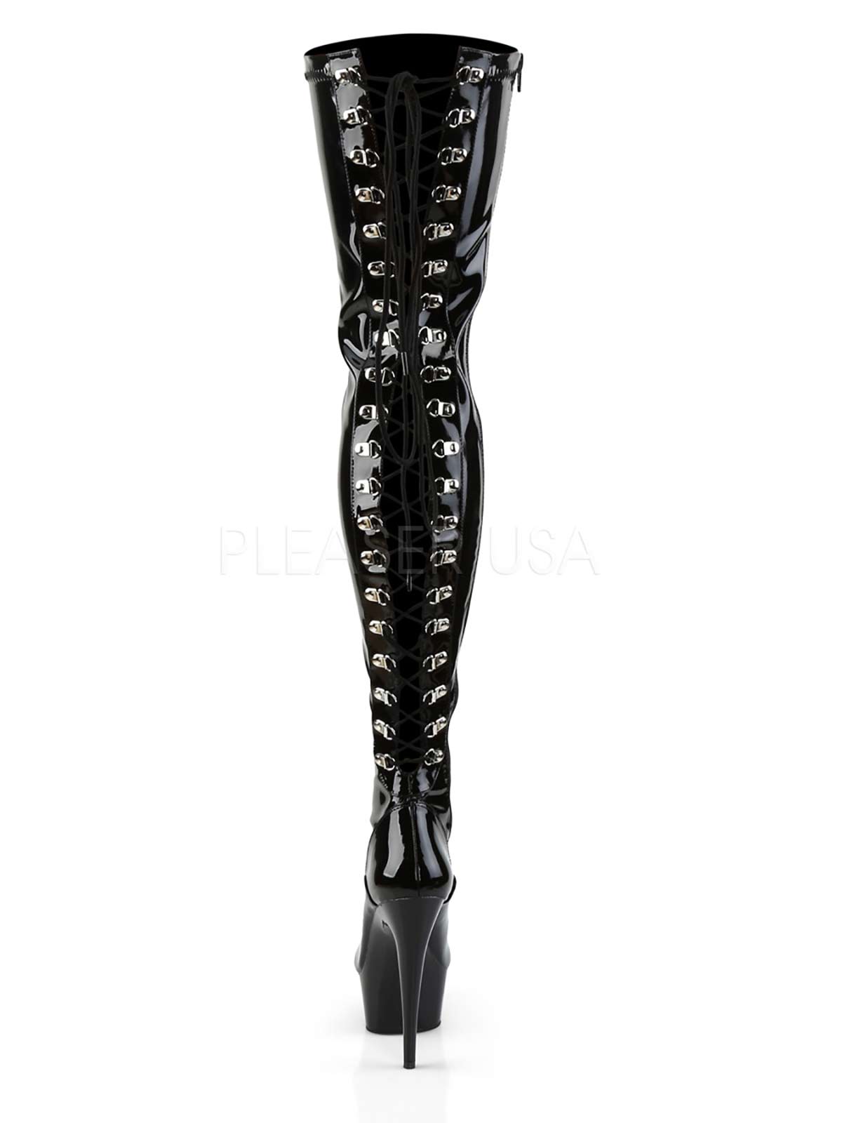 Lackstiefel, Stiefel, schwarze Lackstiefel, Plateaustiefel, Lackschwarz, Schwarze Overknee, Stretch, Plateau Stiefel, Oberschenkellang, Stiefel, Lackschwarz, Stretch, Stretchlack, Lackplateau