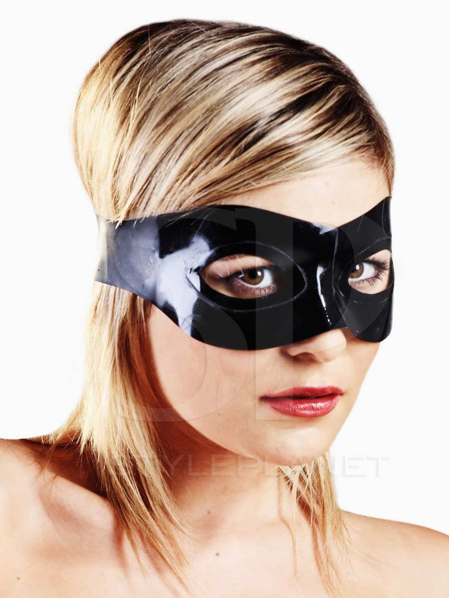 Latexmaske - Augenmaske aus Latex - Einheitsgröße