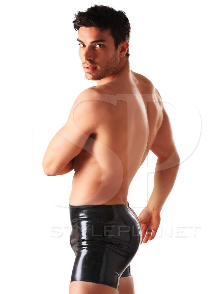 Latex boxer shorts