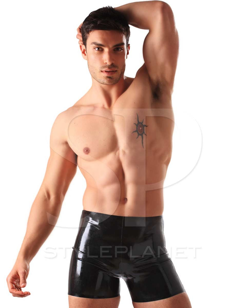 Latex boxer shorts