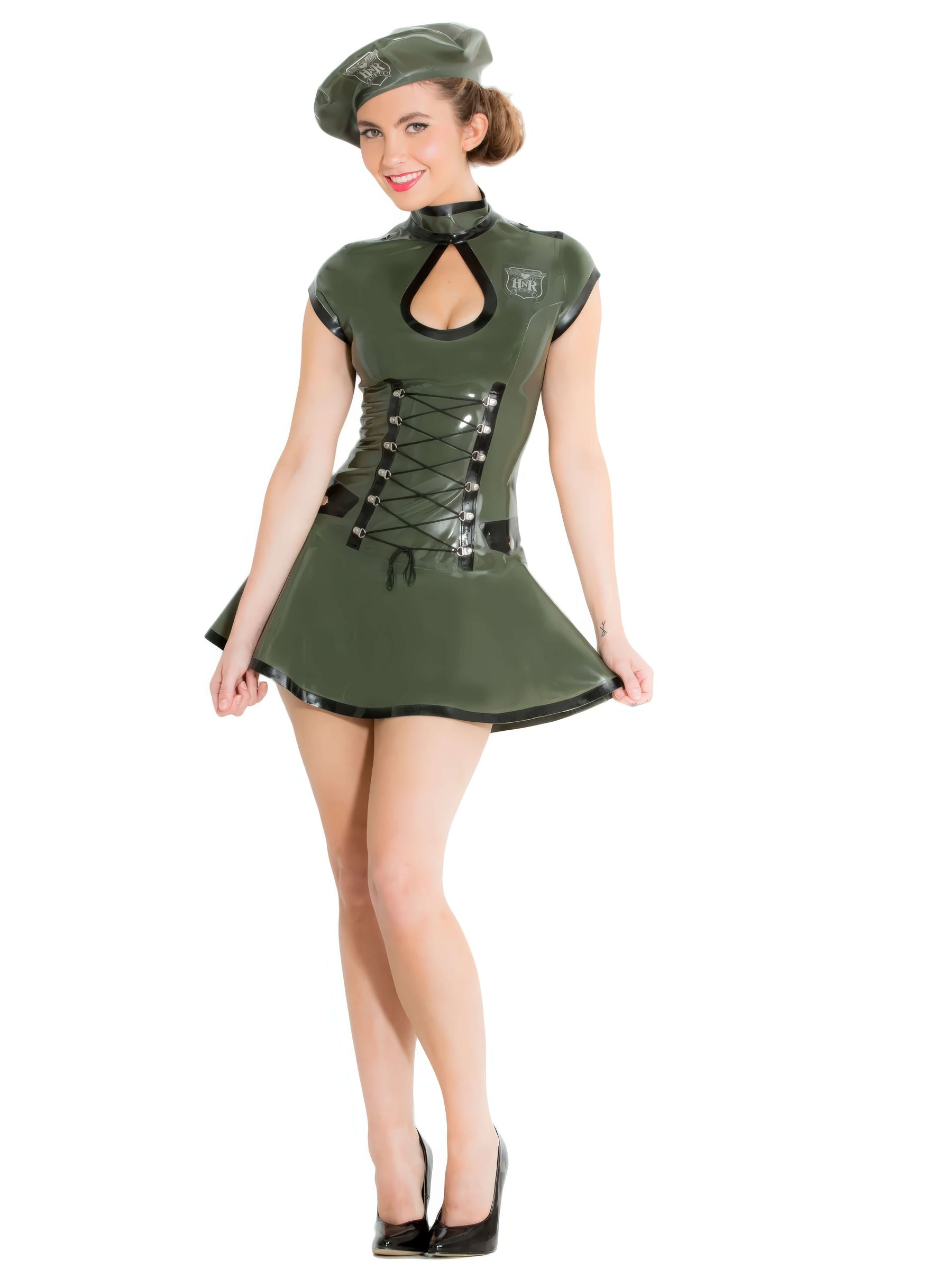 Latex Uniform Kleid