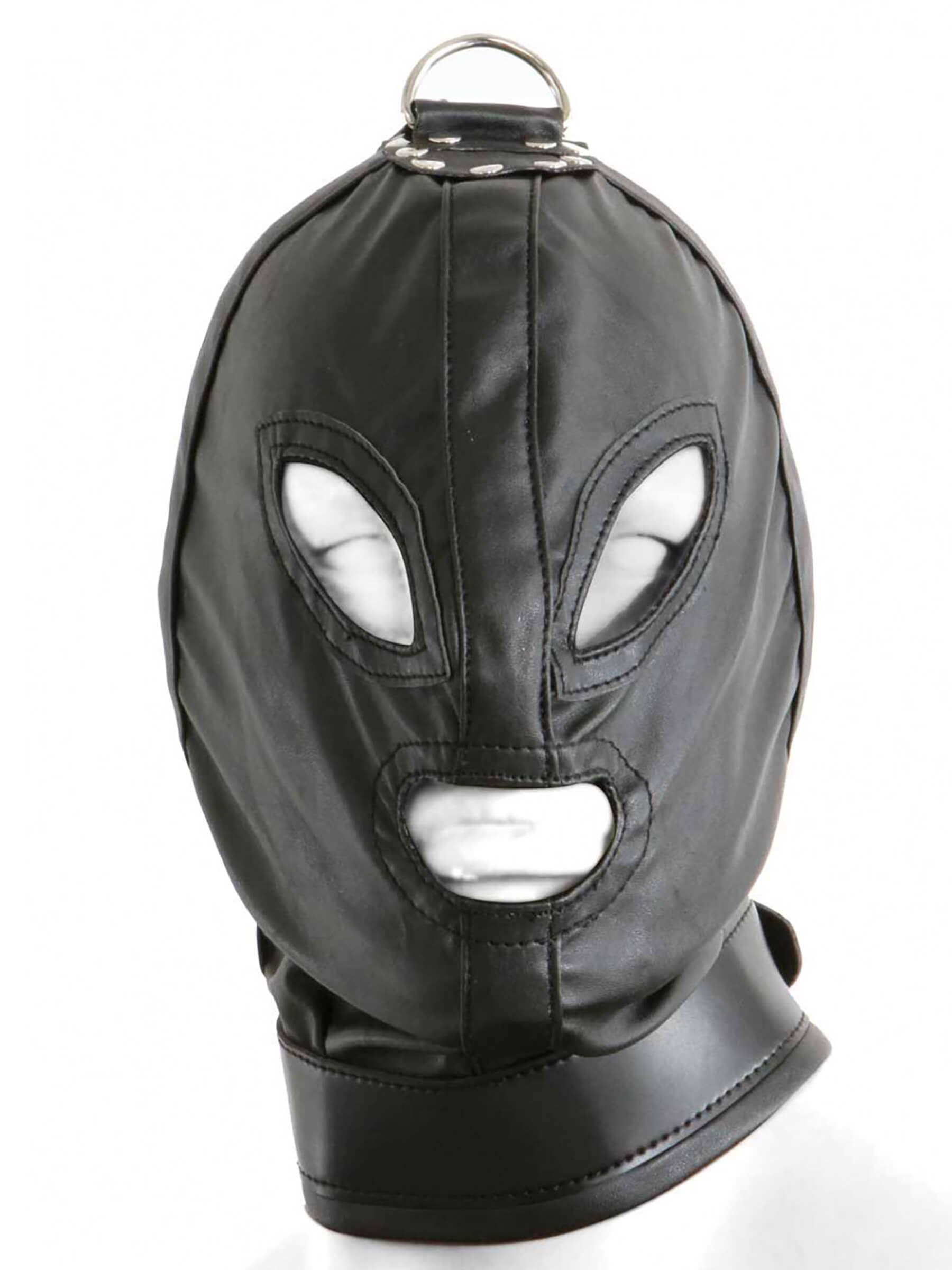 Herren Ledermaske BDSM Maske aus Kunstleder
