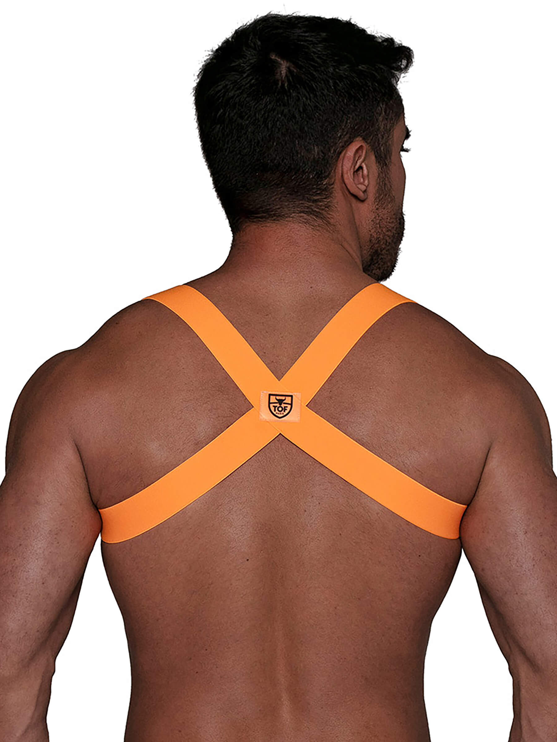 PARTY BOY ELASTIC HARNESS NEON ORANGE