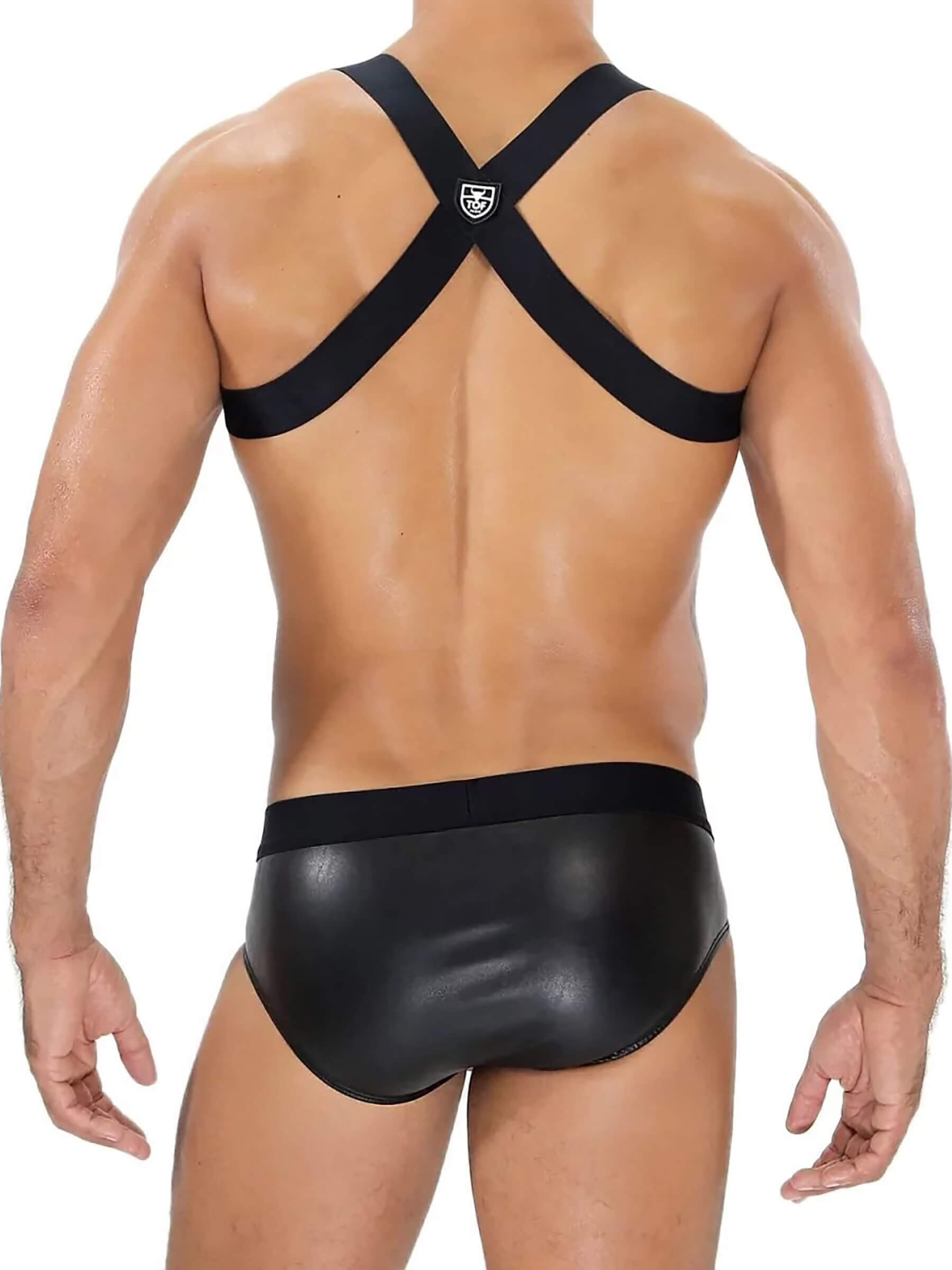 PARTY BOY ELASTIC HARNESS BLACK