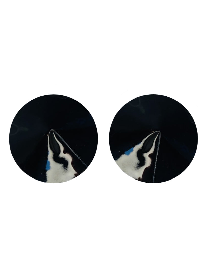 High Gloss Pasties Black