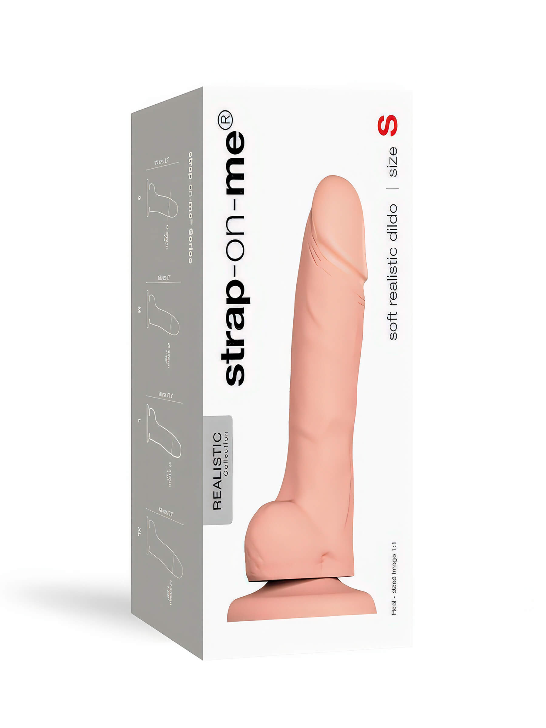 Strap-On-Me Soft Realistic Dildo Nude Size