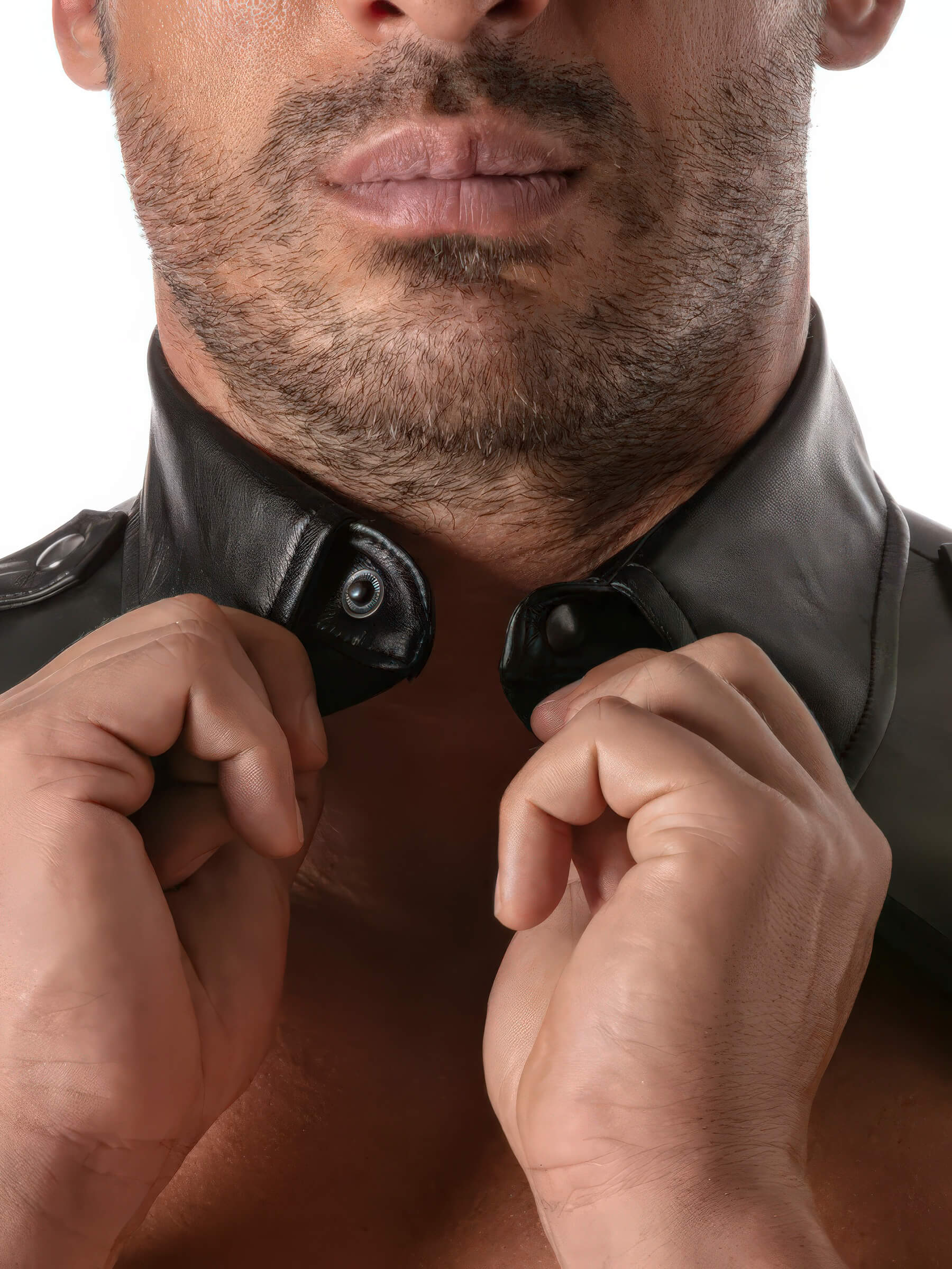 Kinky Collar Shirt Harness