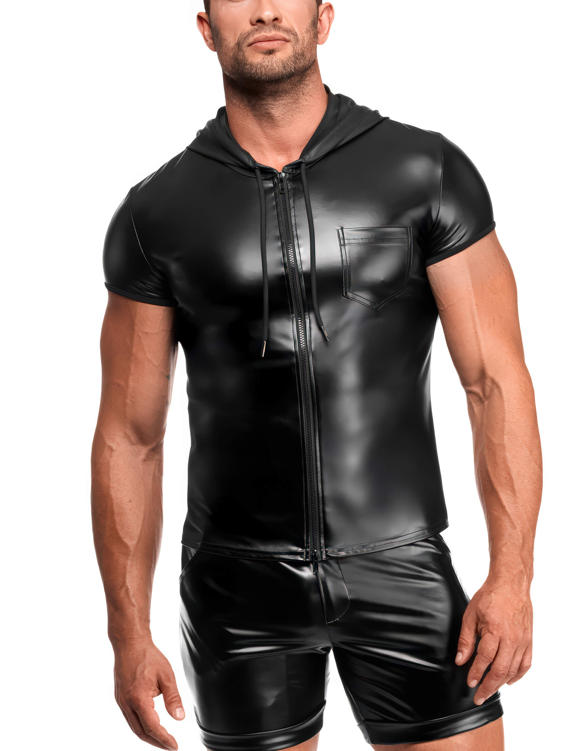 Kapuzenshirt mit Zwei-Wege Zipper Ärmellos Wetlook
