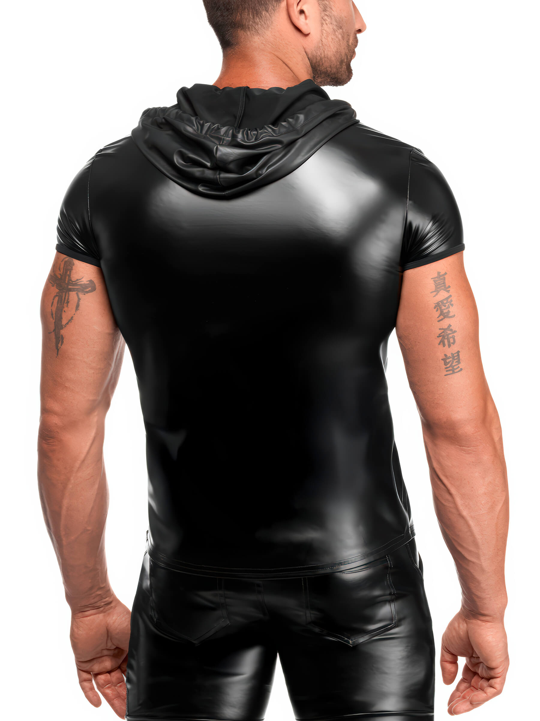 Kapuzenshirt mit Zwei-Wege Zipper Ärmellos Wetlook