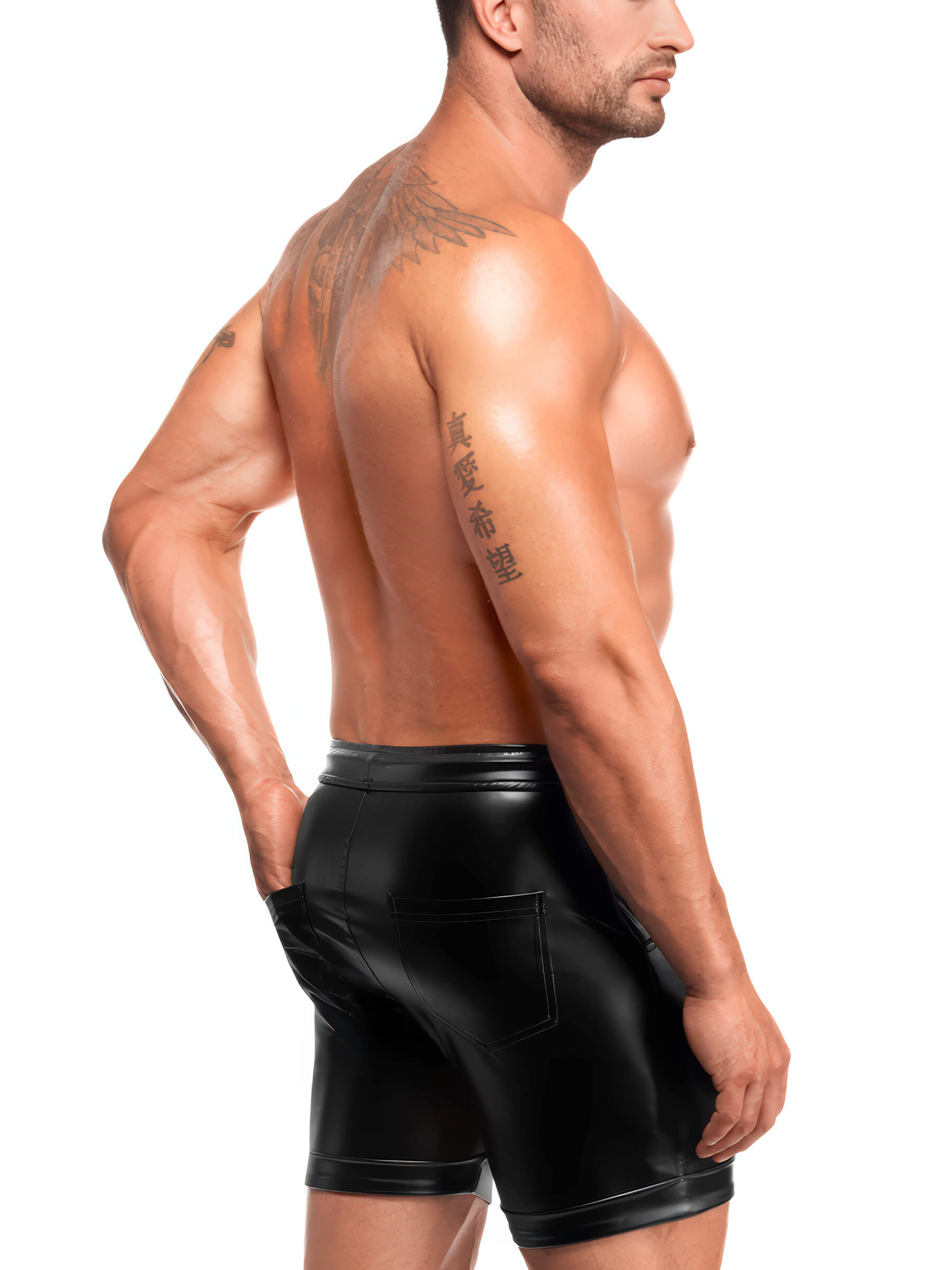 Herren Wetlook Shorts