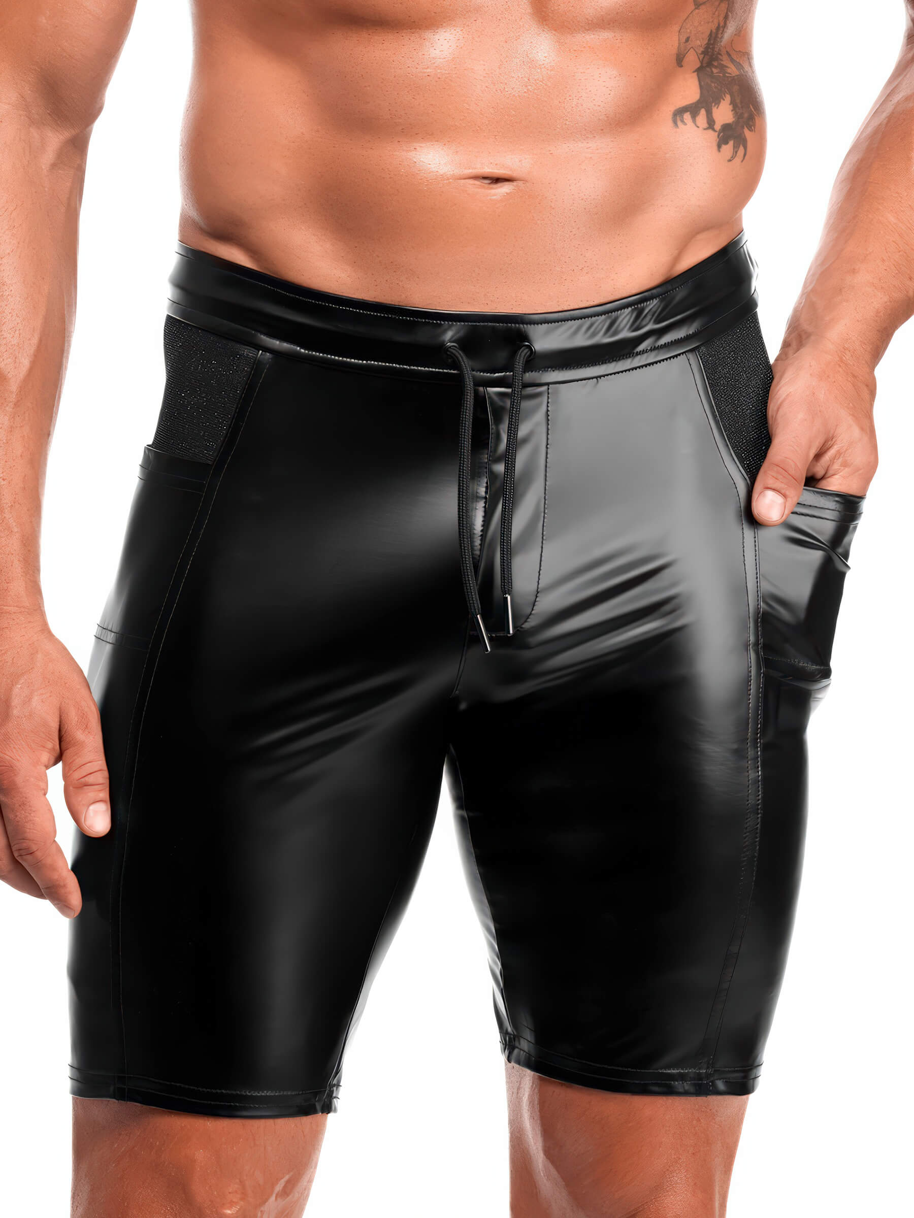 H089 Onyx Hybrid biker shorts