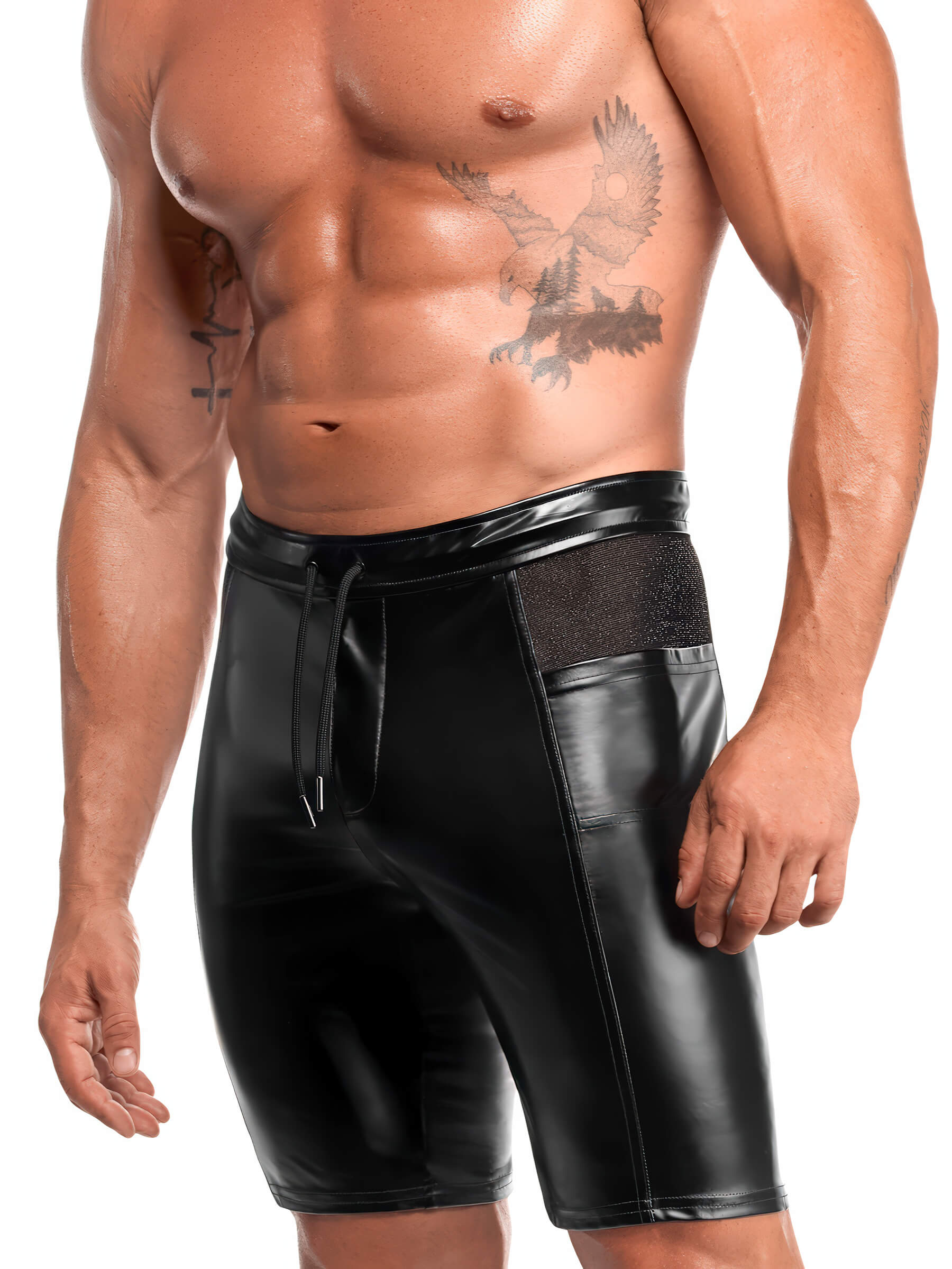 H089 Onyx Hybrid biker shorts