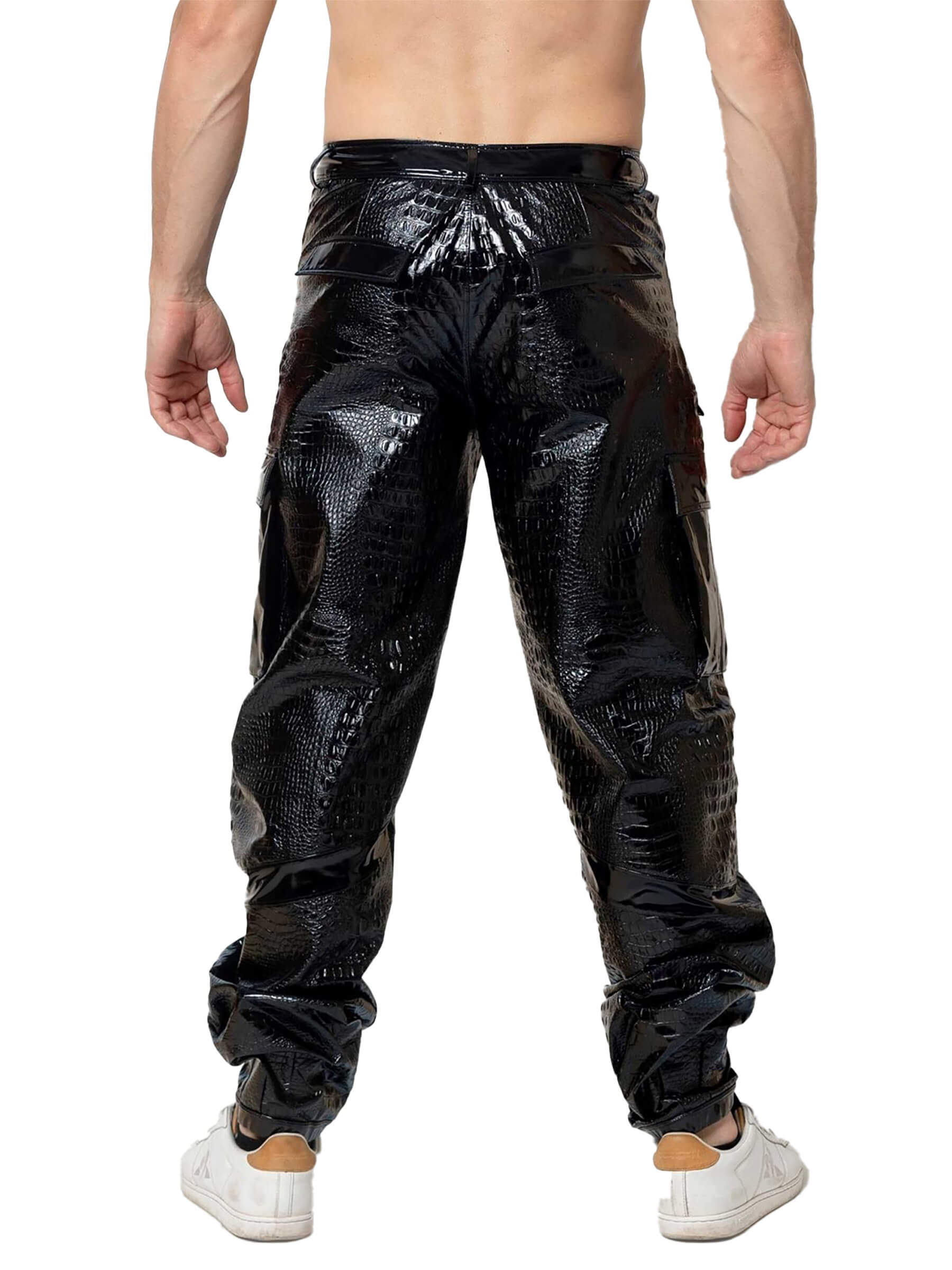Designer trousers RAGNAR - men's patent trousers