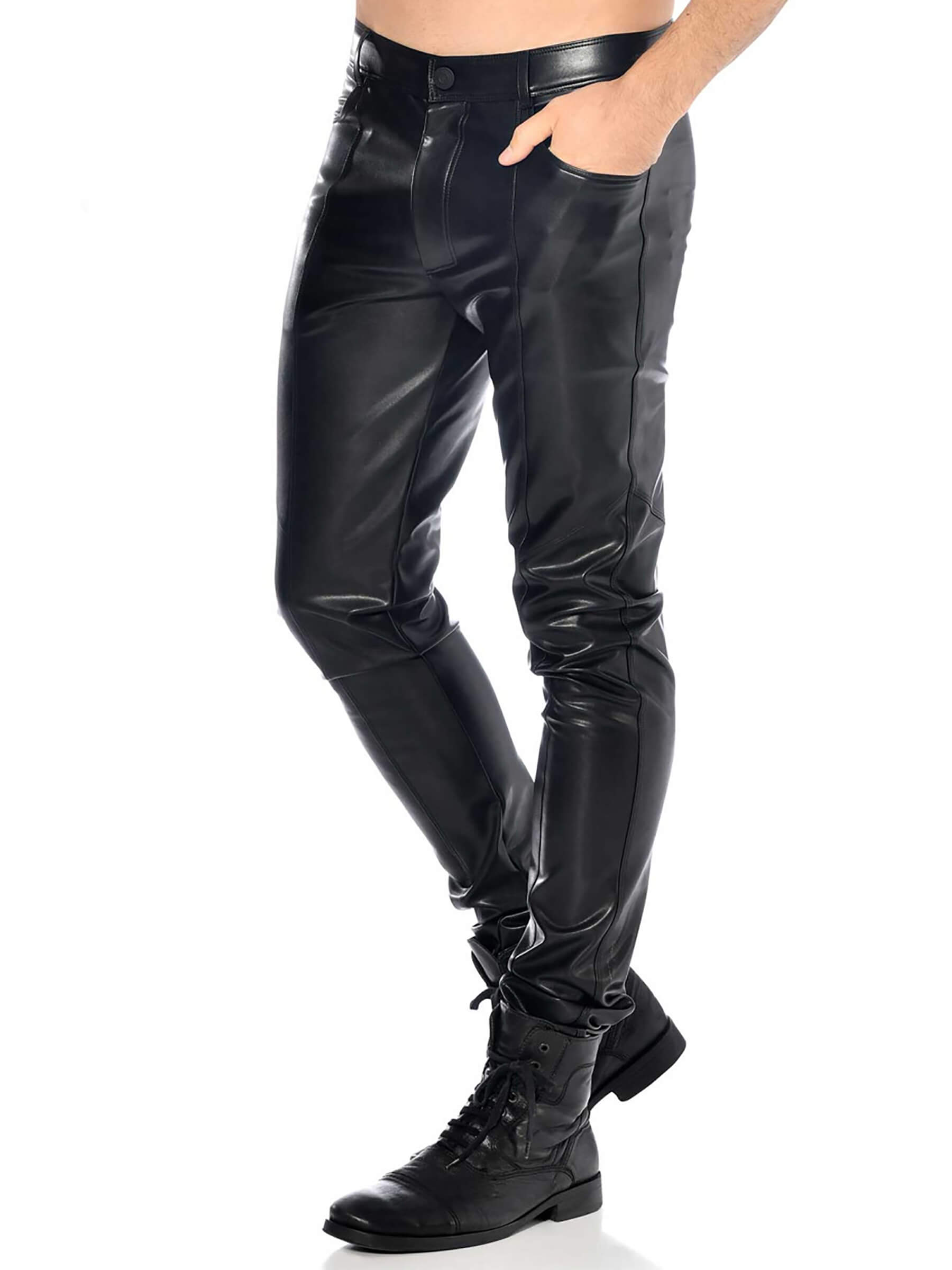 Kunstleder Hose - Joss