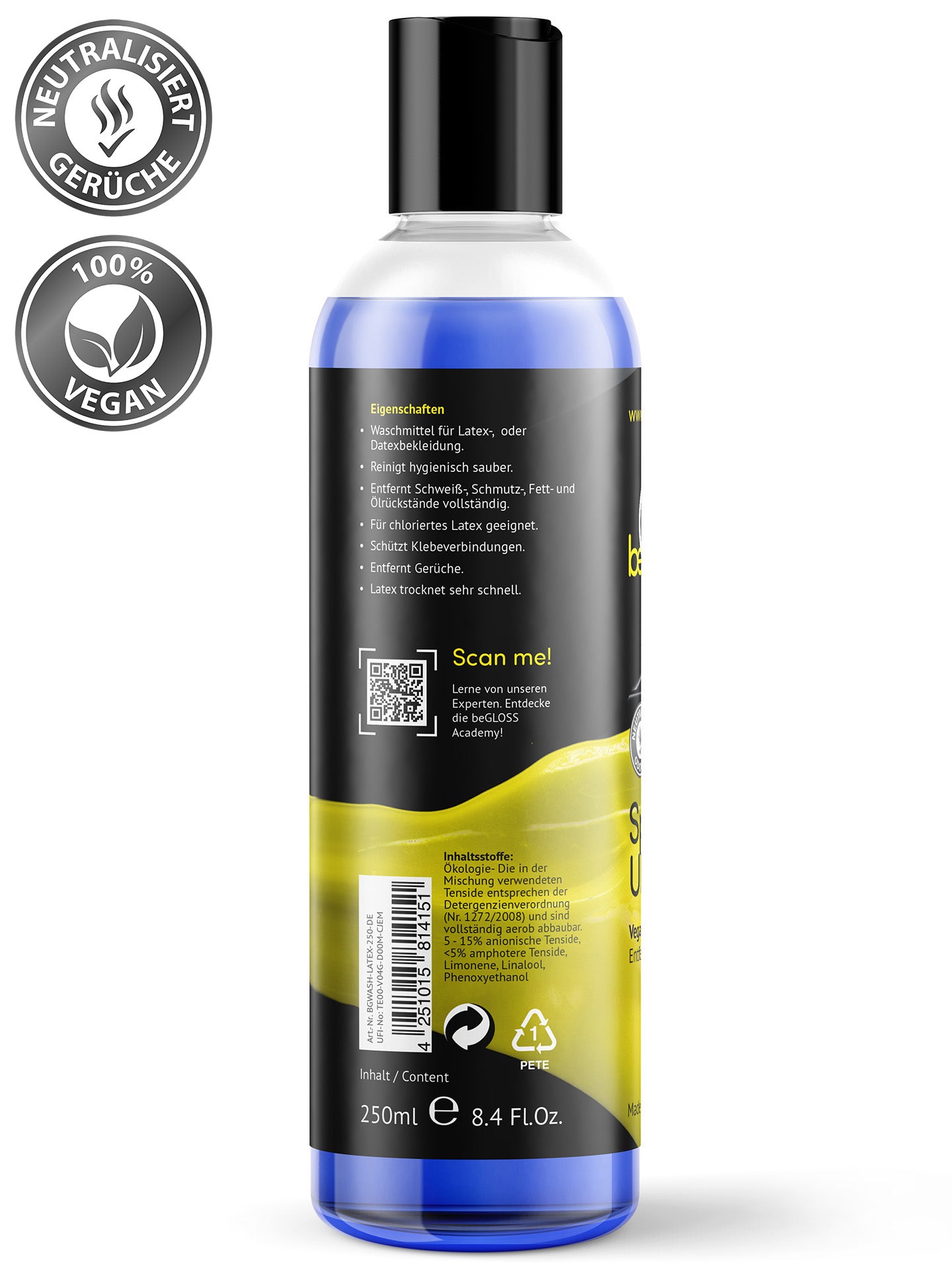 Latex Pflege SET 250 - Perfect SHINE - Easy GLIDE - Special WASH