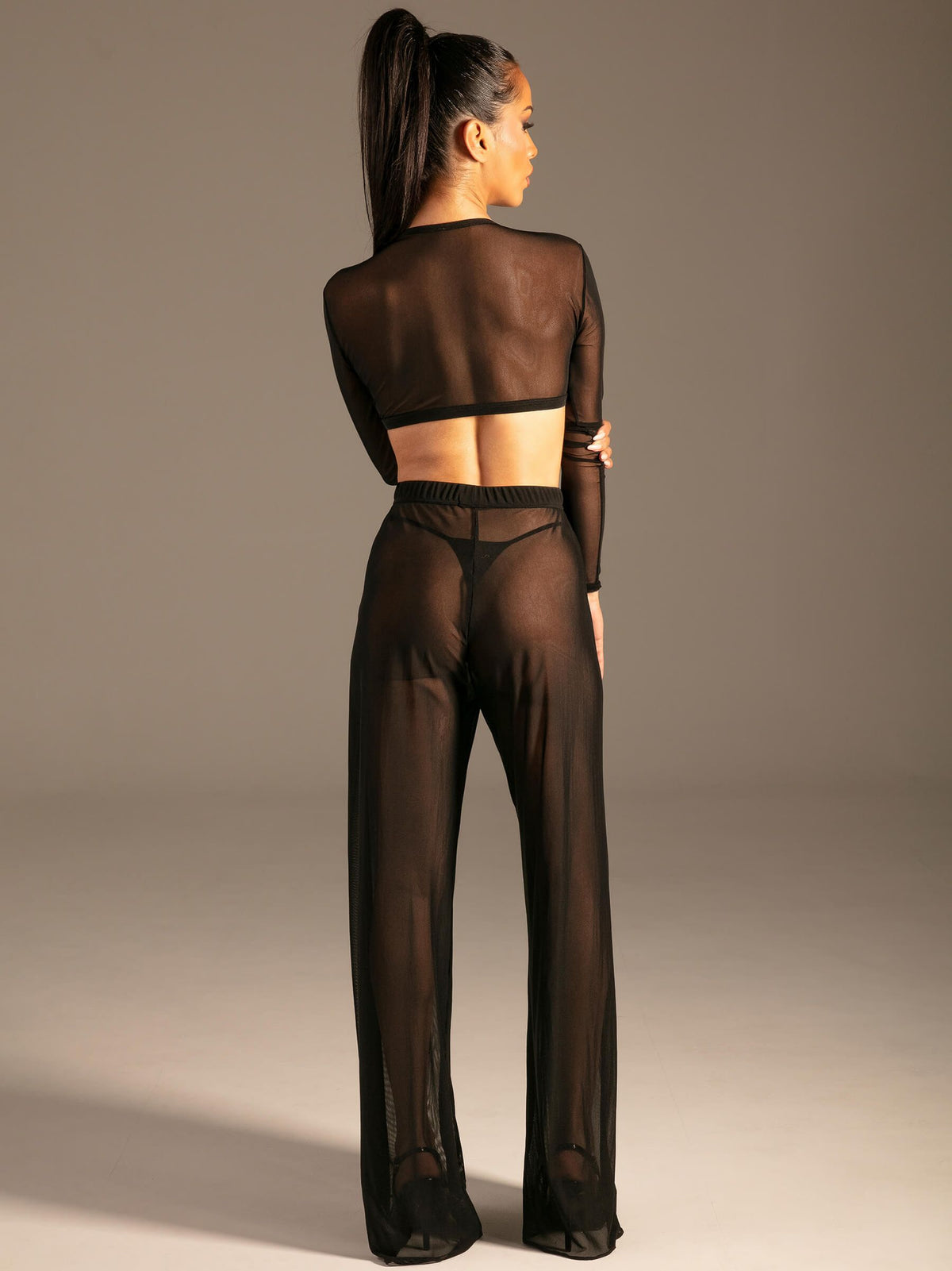 Transparentes Mesh Top