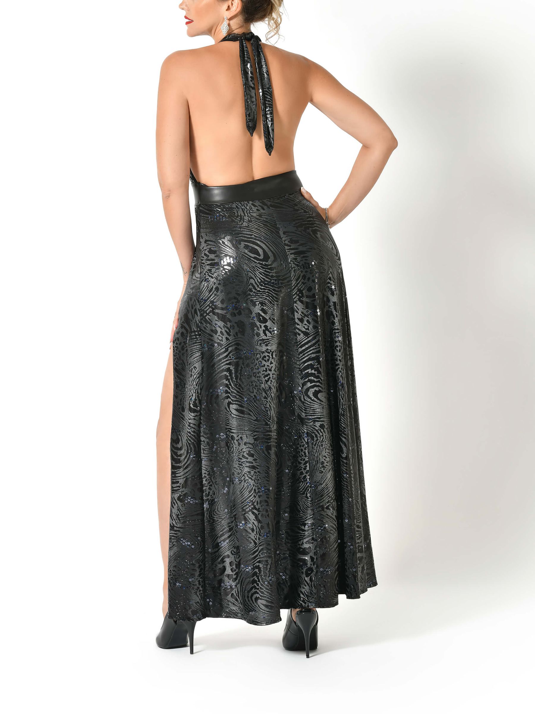 Schwarzes Abendkleid