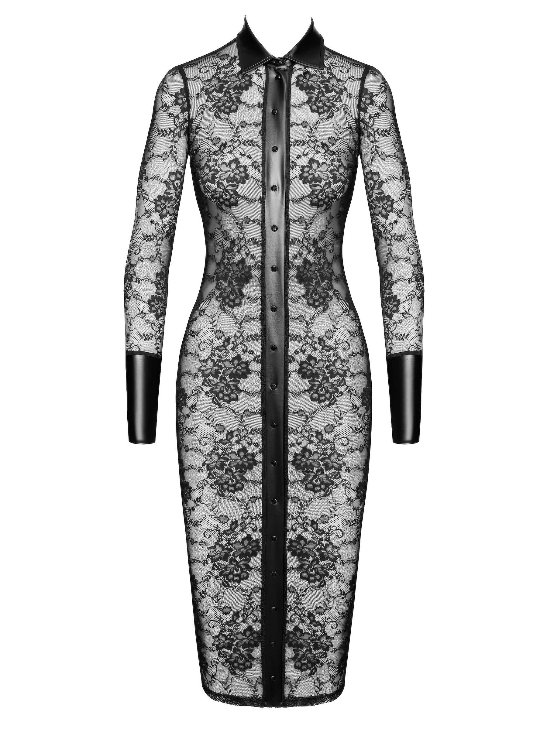 Kleid aus elastischer Spitze