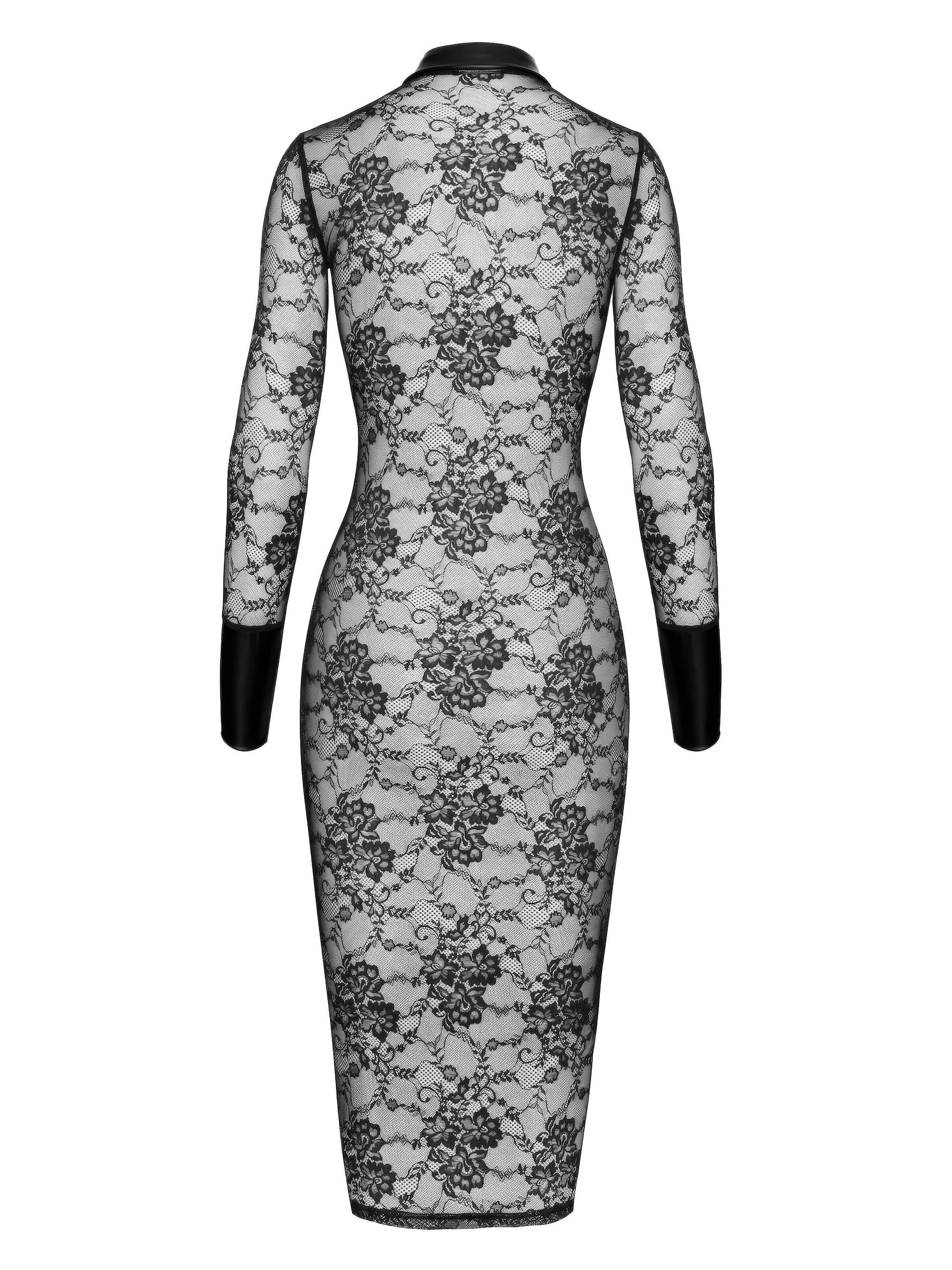 Kleid aus elastischer Spitze