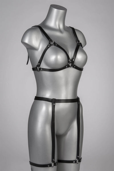 Insolence Bra - Echt Leder Harness