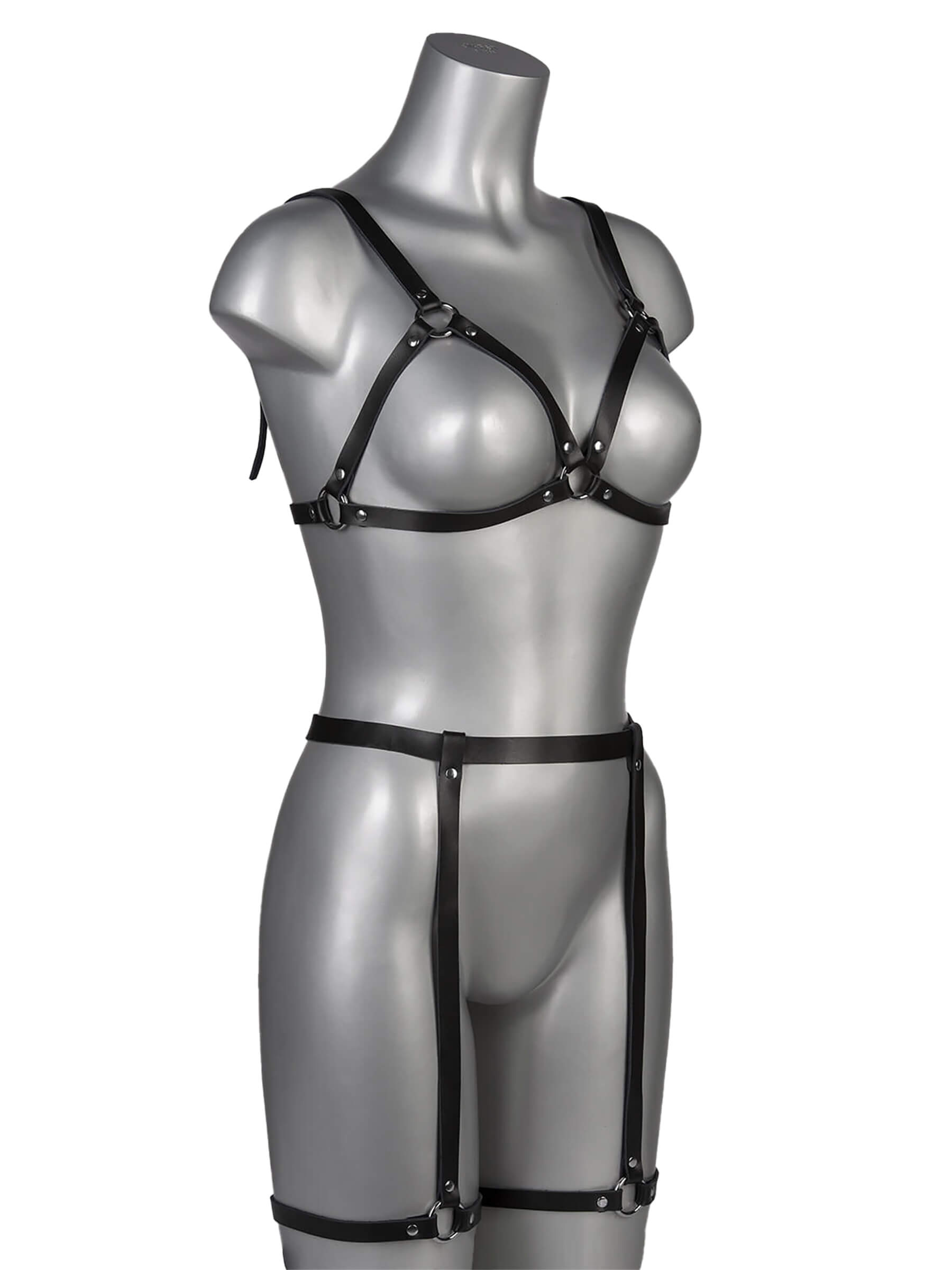 INSOLENCE - Echt Leder Harness Strapshalter