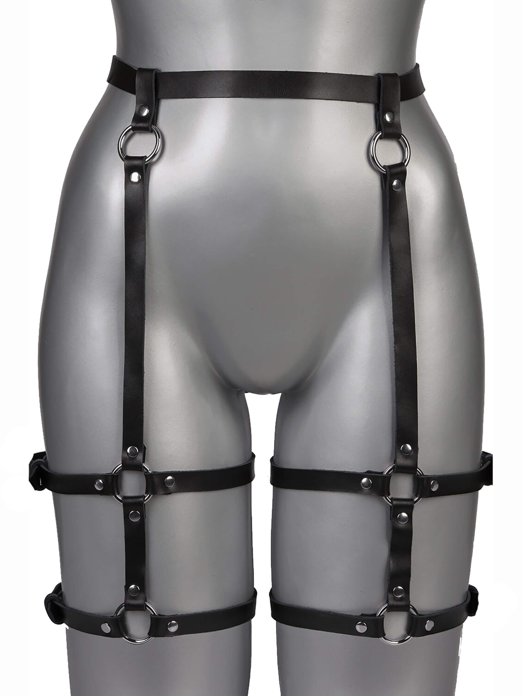 SUBJECTION - Echt Leder Harness Strapshalter