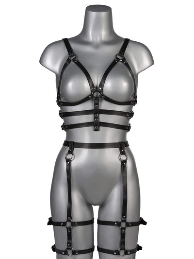 SUBJECTION - Echt Leder Harness Strapshalter