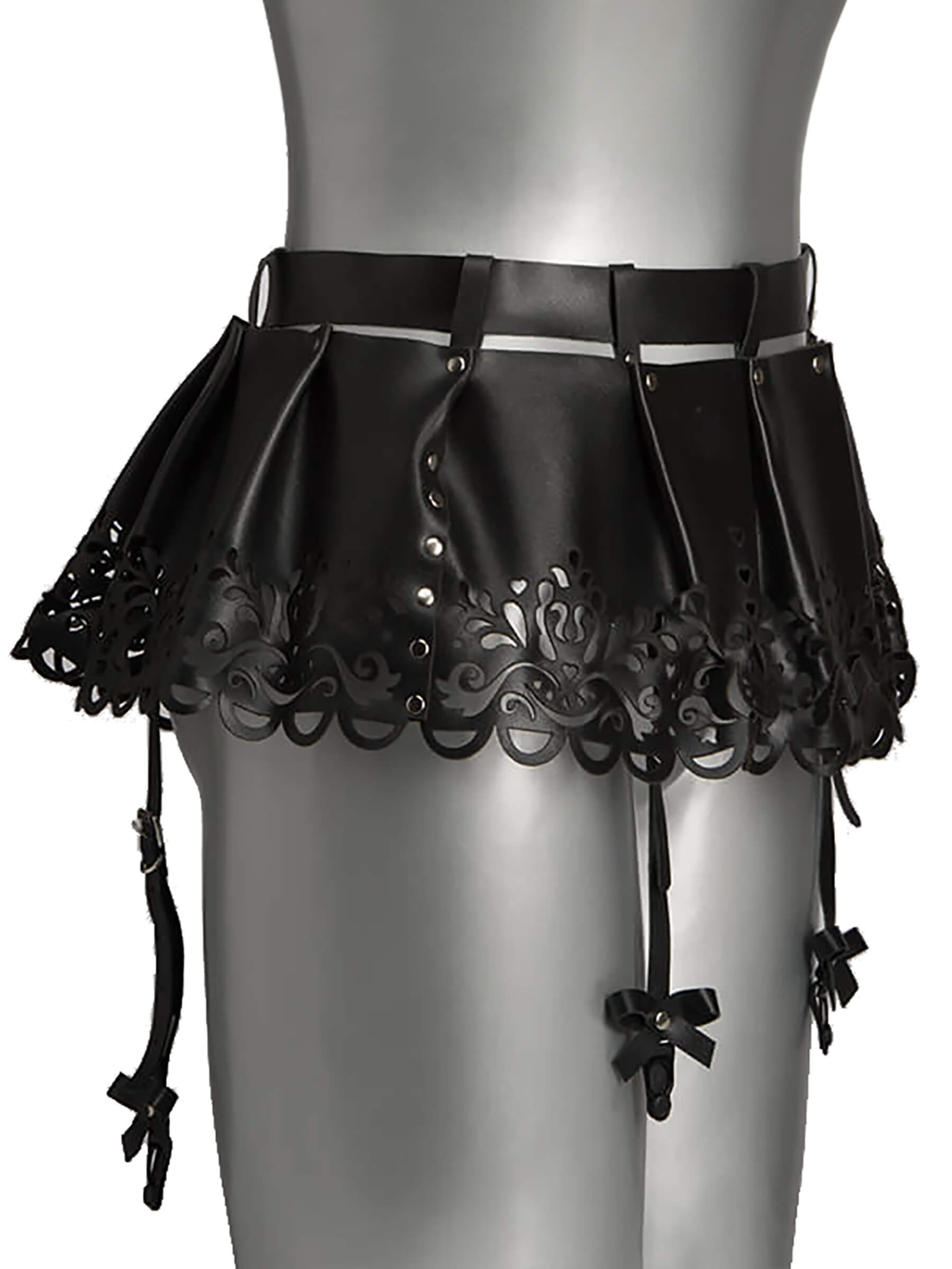 Echt Leder Harness Minirock